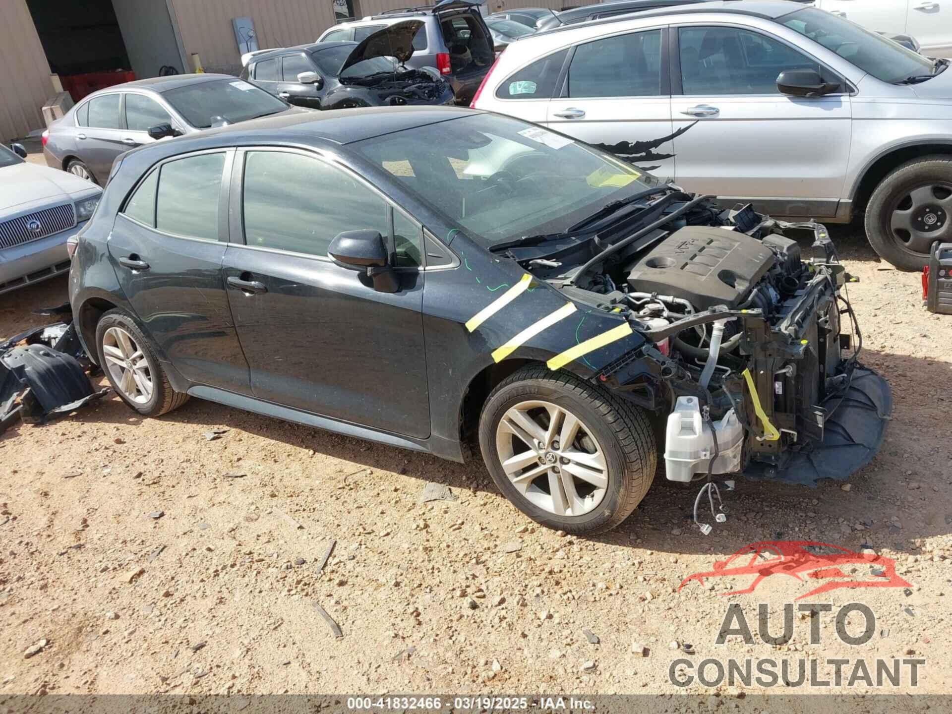TOYOTA COROLLA 2021 - JTNB4MBEXM3146368