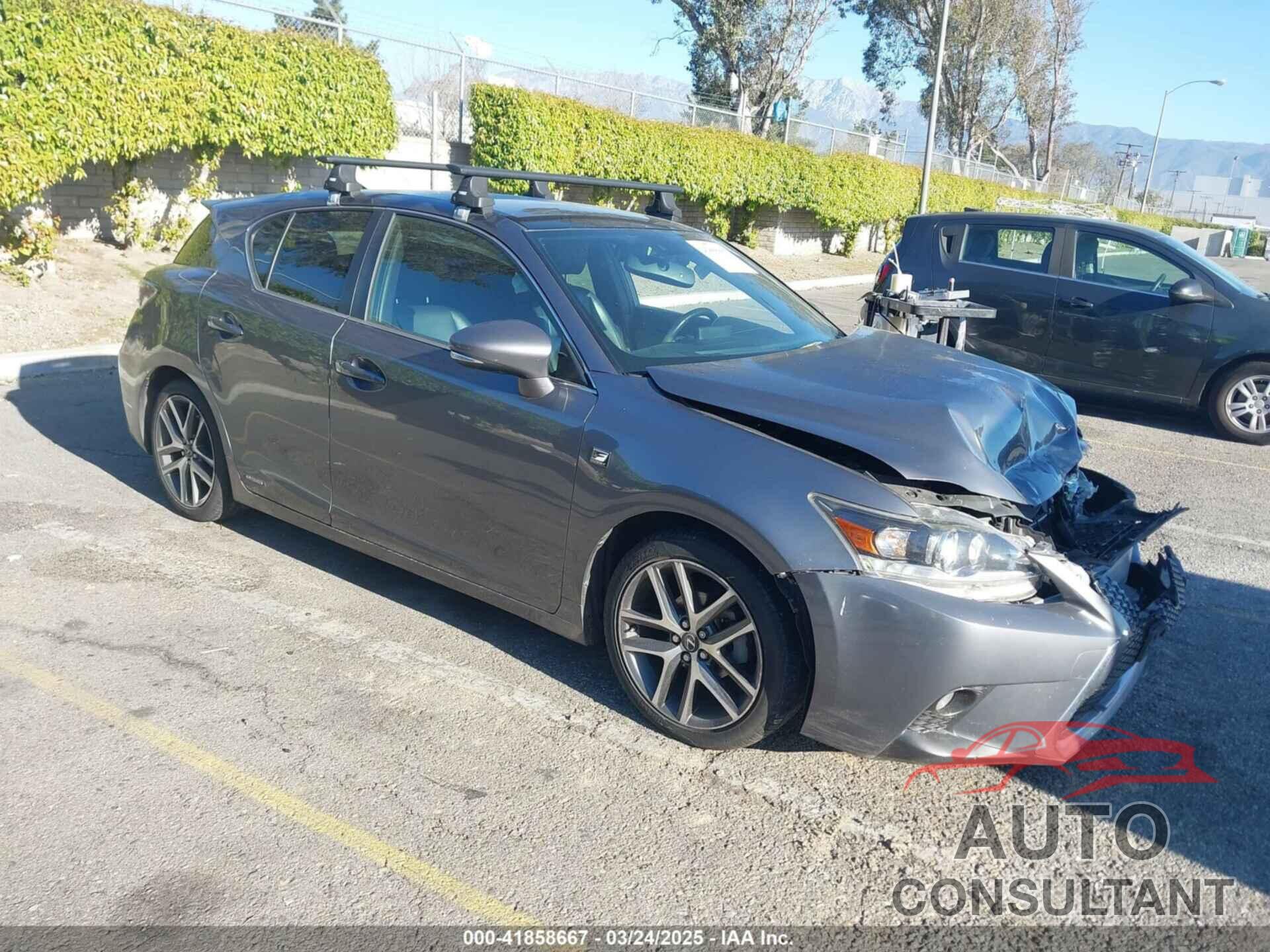 LEXUS CT 200H 2016 - JTHKD5BH4G2258564