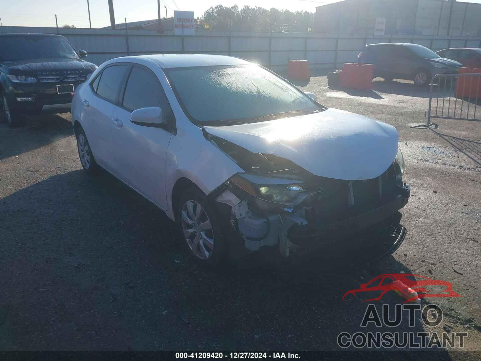 TOYOTA COROLLA 2014 - 5YFBURHE3EP116744