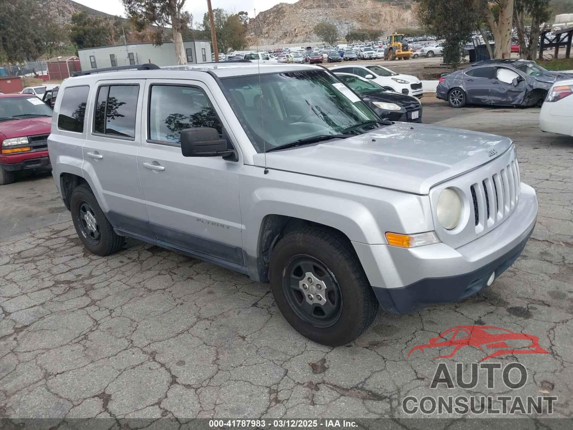JEEP PATRIOT 2012 - 1C4NJRBB1CD549192