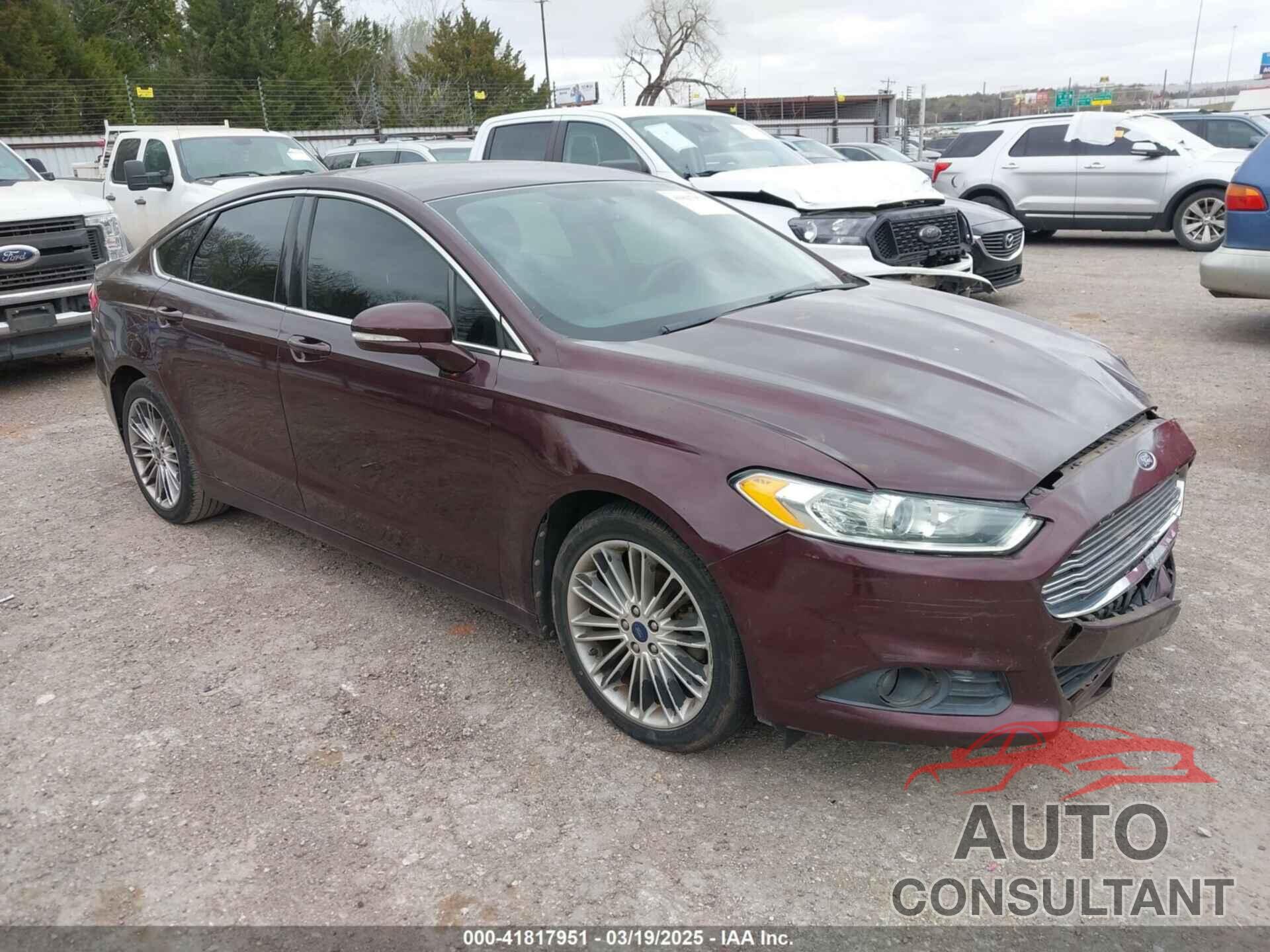 FORD FUSION 2013 - 3FA6P0H91DR205704
