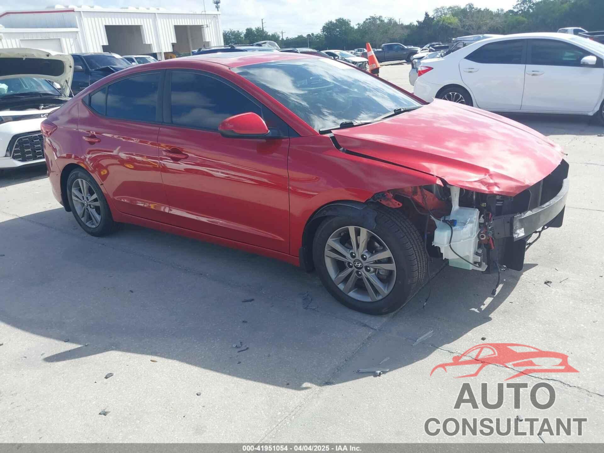 HYUNDAI ELANTRA 2018 - 5NPD84LF6JH309042