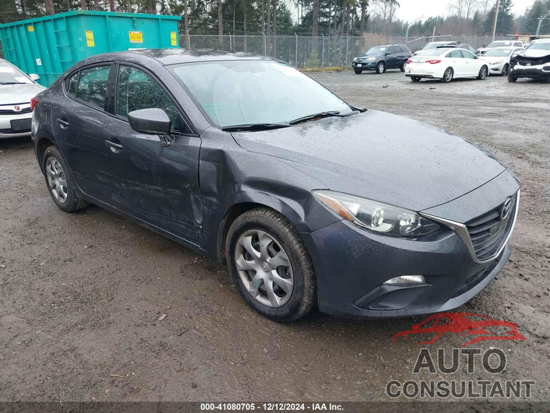 MAZDA MAZDA3 2014 - JM1BM1U70E1199403