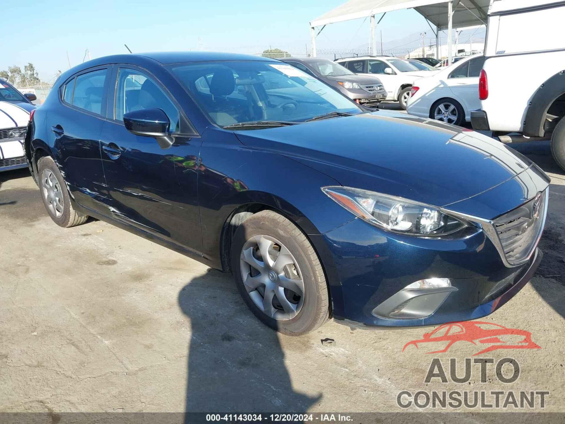 MAZDA MAZDA3 2016 - JM1BM1J73G1345123