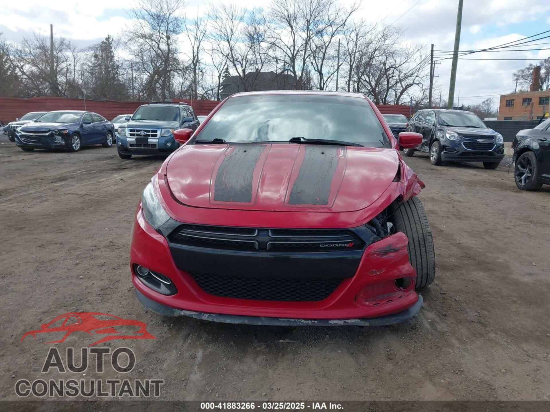 DODGE DART 2015 - 1C3CDFEB3FD141987