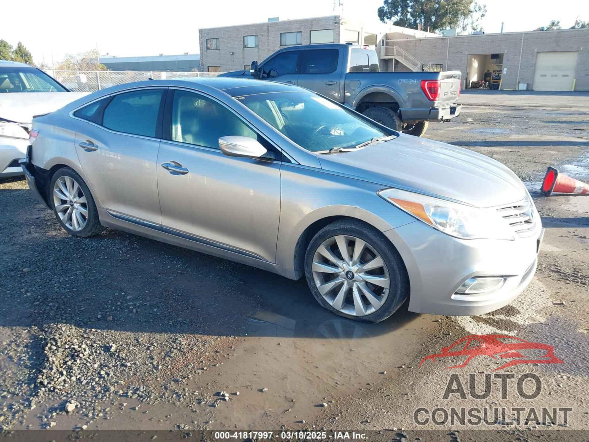 HYUNDAI AZERA 2013 - KMHFH4JG3DA230844