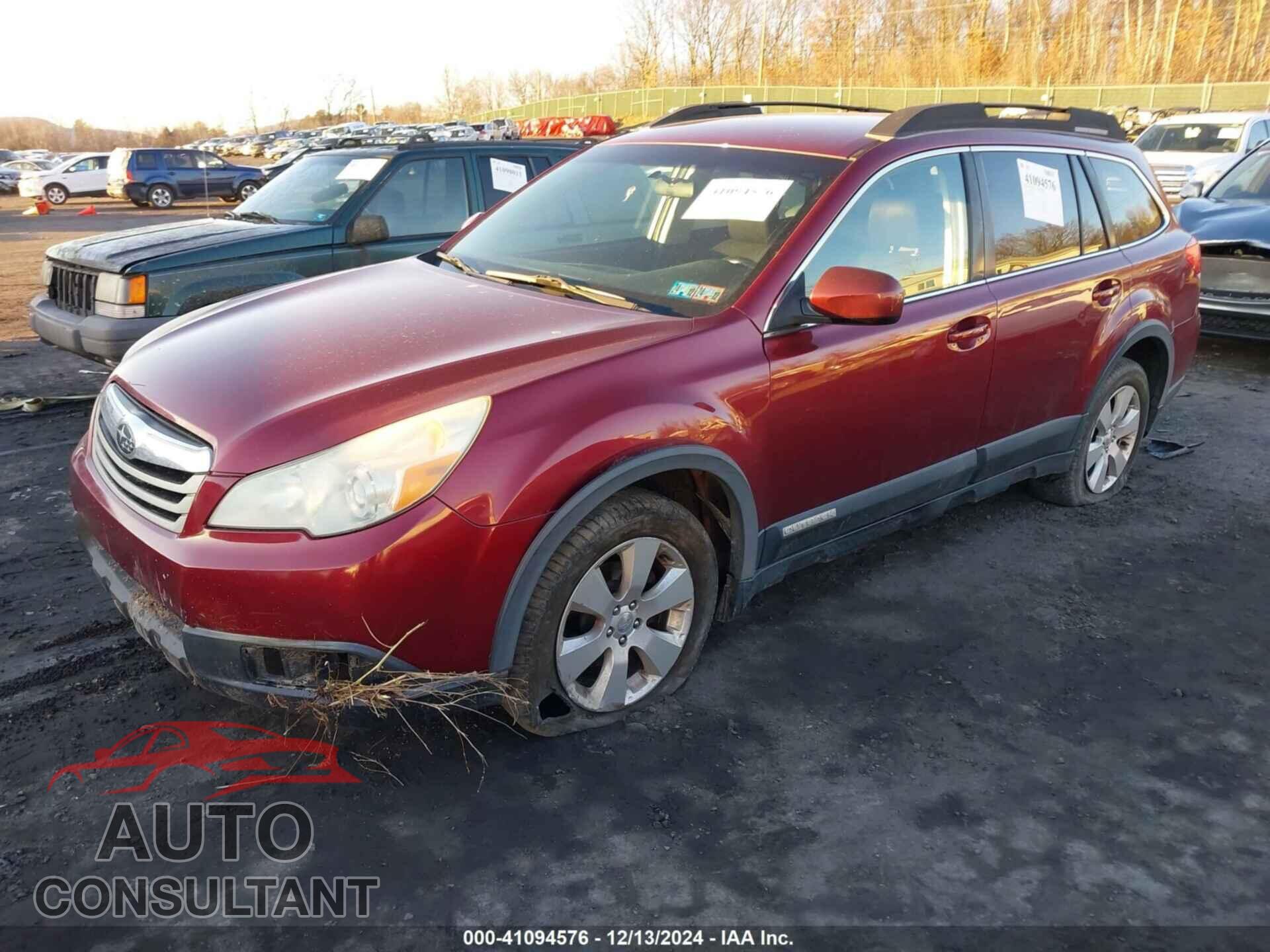 SUBARU OUTBACK 2012 - 4S4BRBCC4C3224984