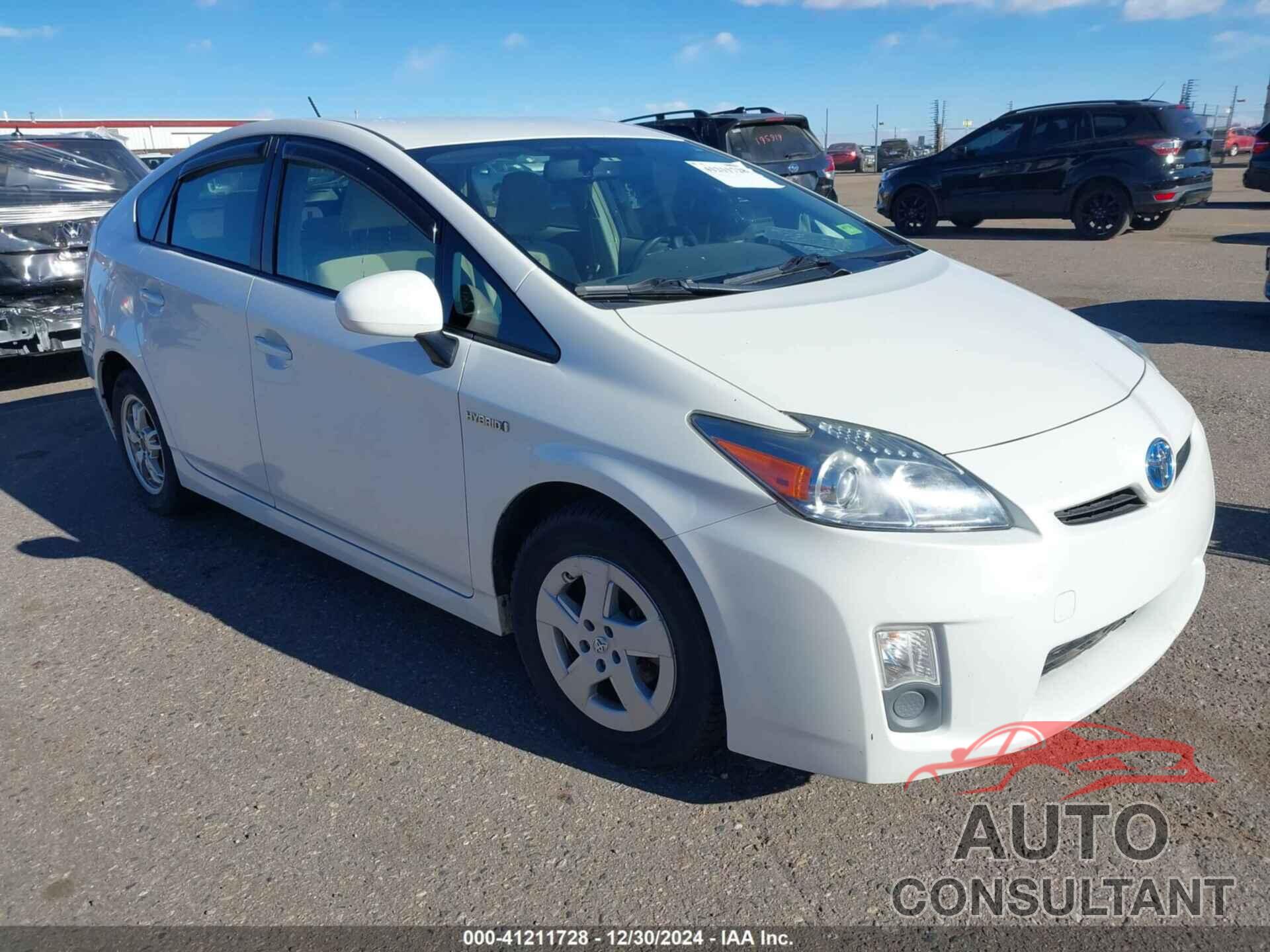 TOYOTA PRIUS 2011 - JTDKN3DU5B1404403