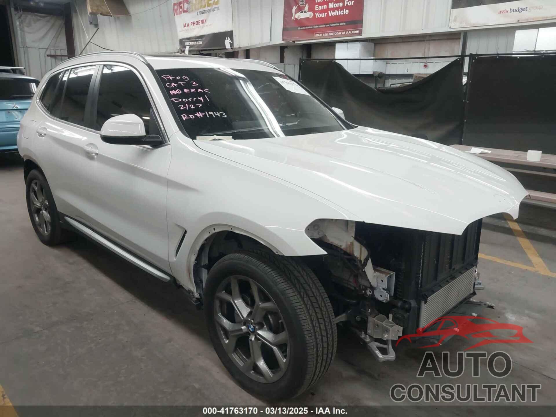 BMW X3 2022 - 5UX43DP0XN9K11388