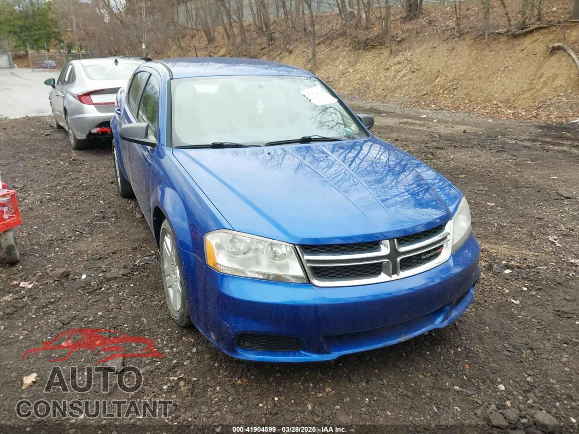 DODGE AVENGER 2013 - 1C3CDZAB4DN628596