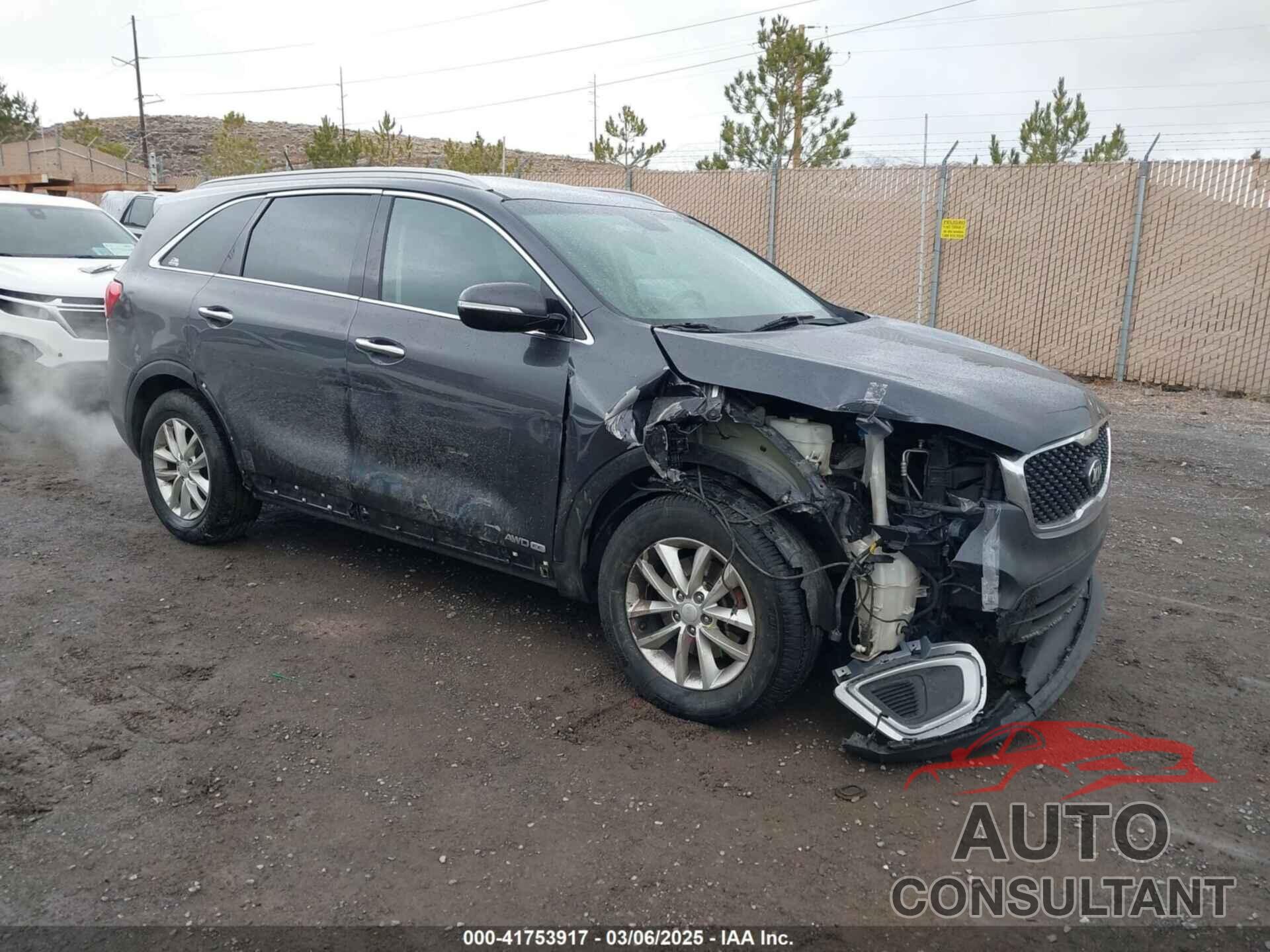 KIA SORENTO 2017 - 5XYPGDA59HG334335