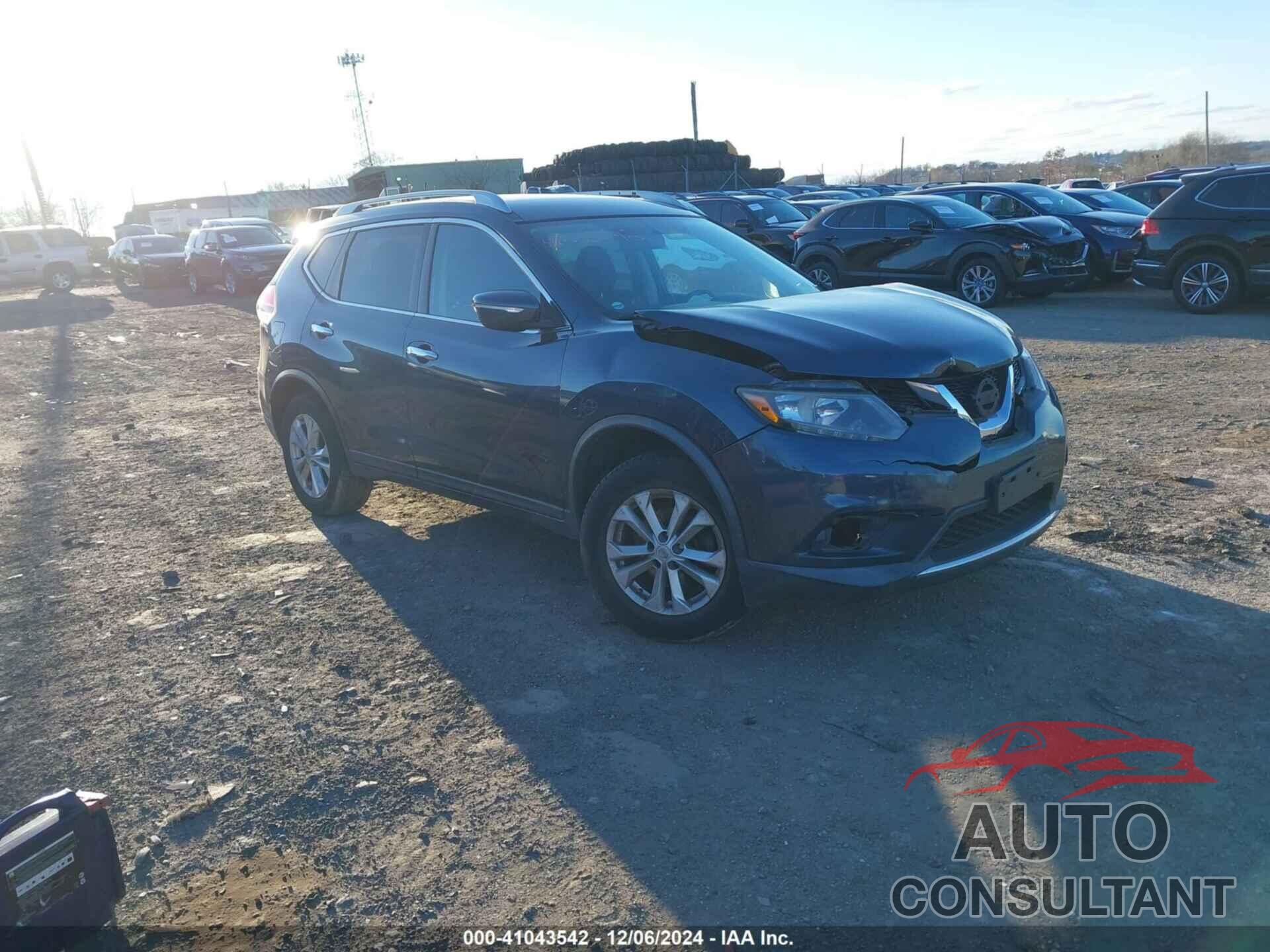 NISSAN ROGUE 2015 - KNMAT2MV9FP535387