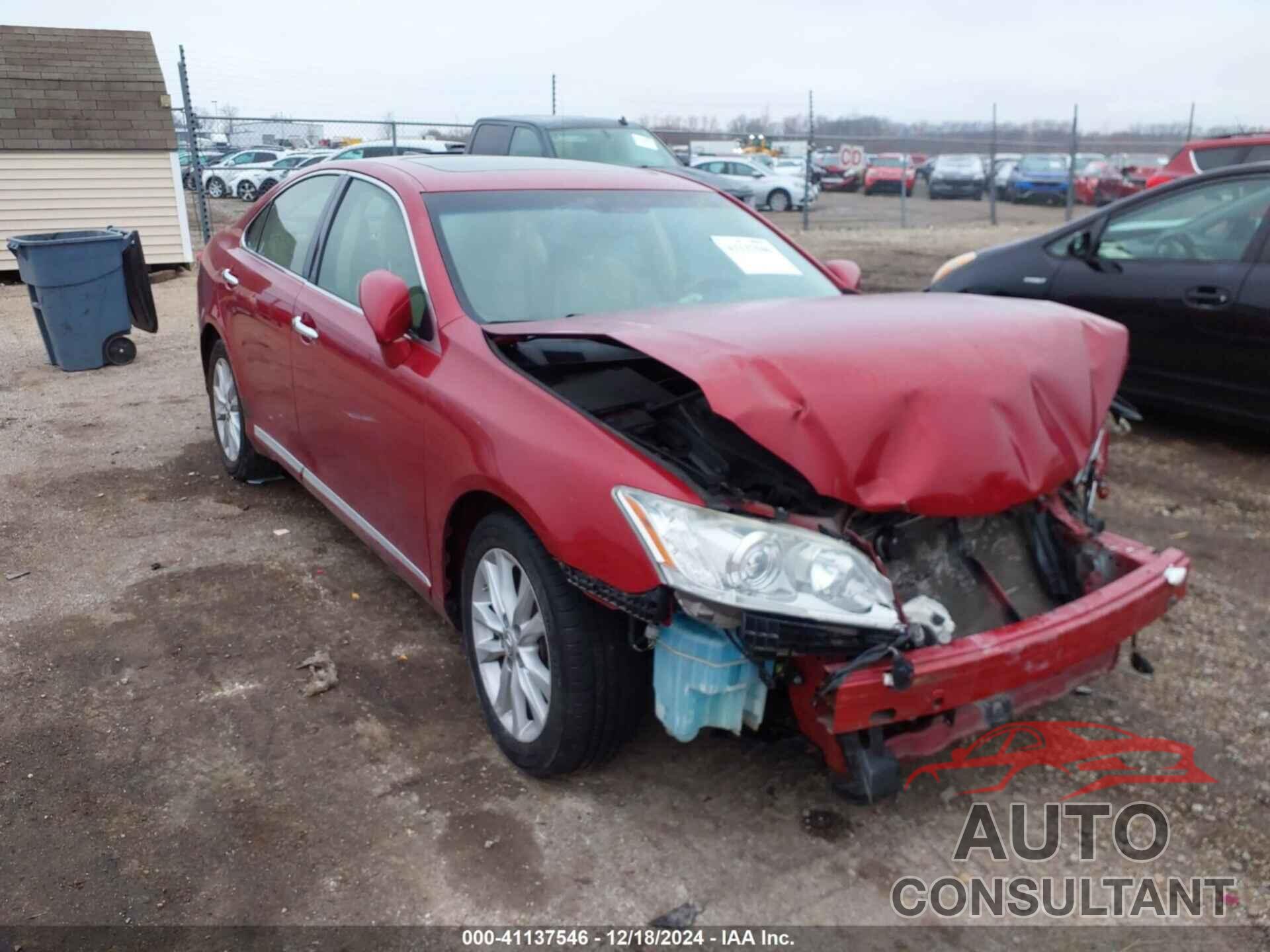 LEXUS ES 350 2012 - JTHBK1EG1C2479227