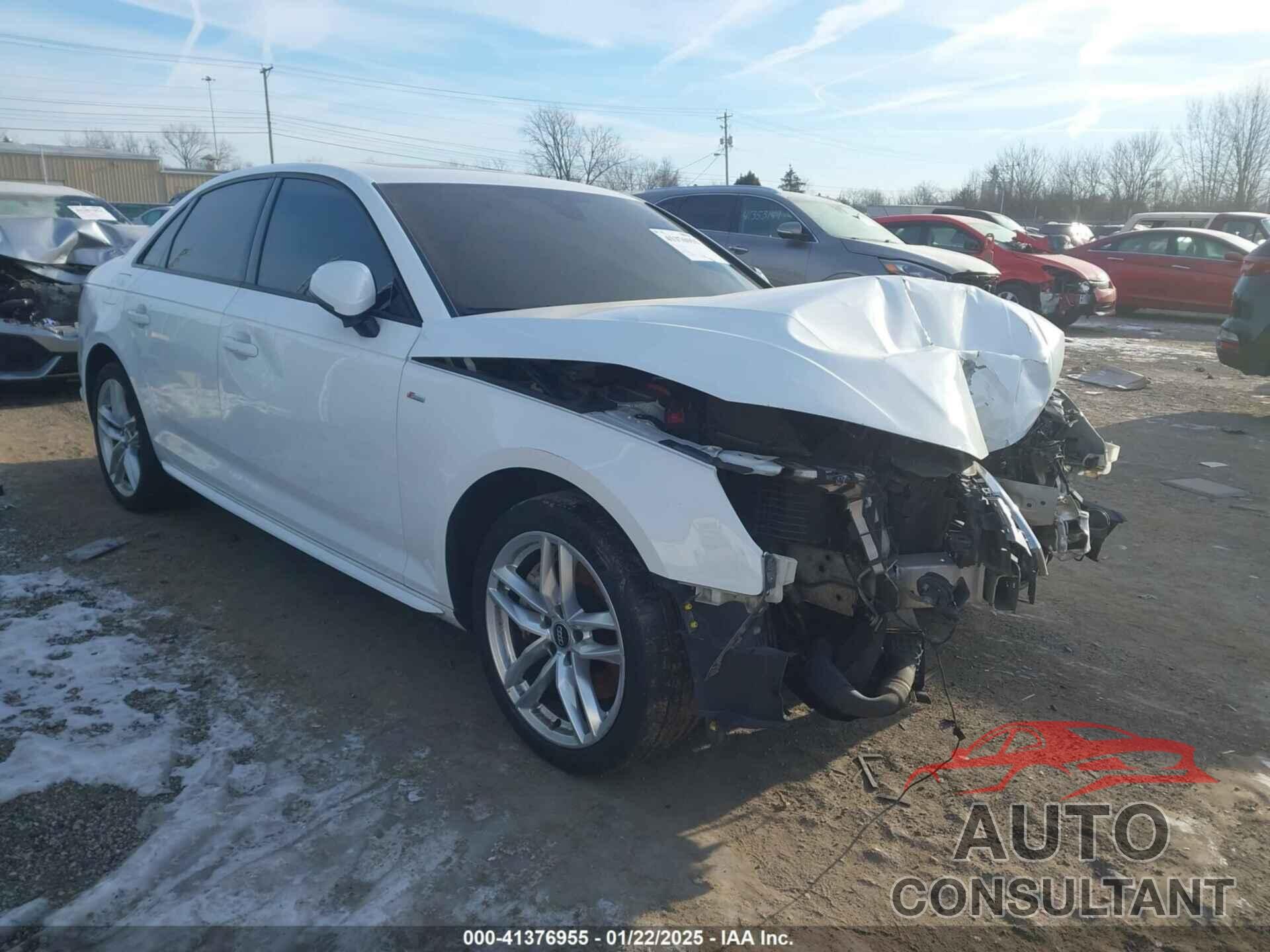 AUDI A4 2017 - WAUDNAF46HN056300