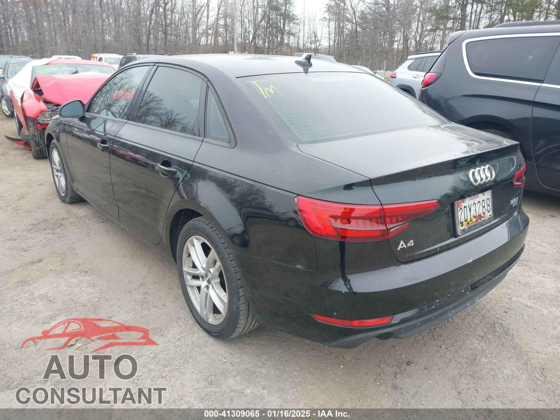 AUDI A4 2017 - WAUGMAF4XHN042139