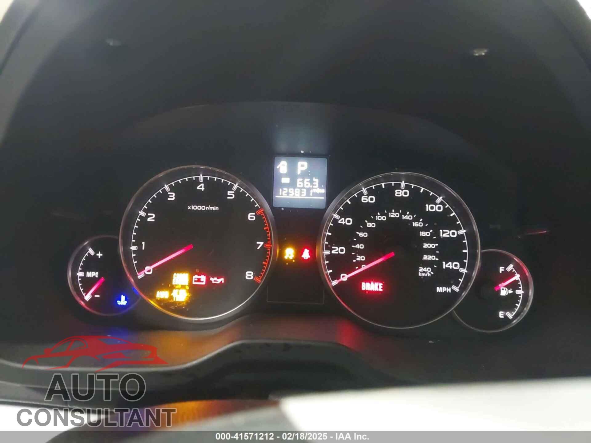 SUBARU OUTBACK 2014 - 4S4BRBCC3E3227877
