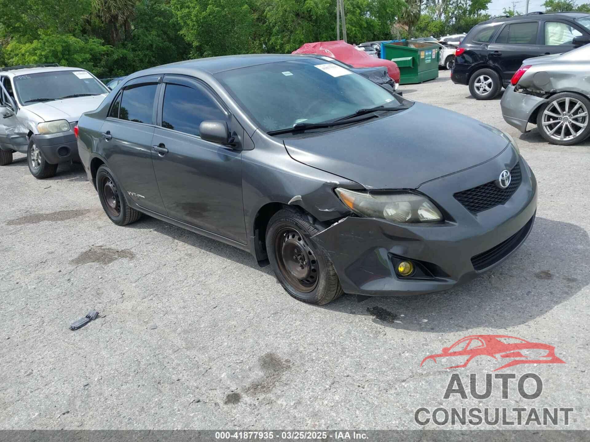 TOYOTA COROLLA 2010 - 1NXBU4EE7AZ237289