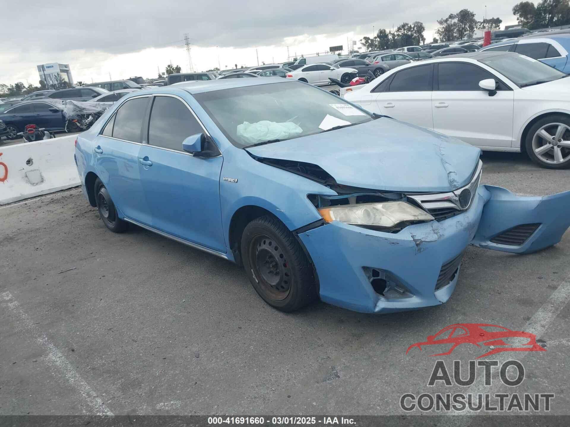 TOYOTA CAMRY HYBRID 2012 - 4T1BD1FK9CU015441