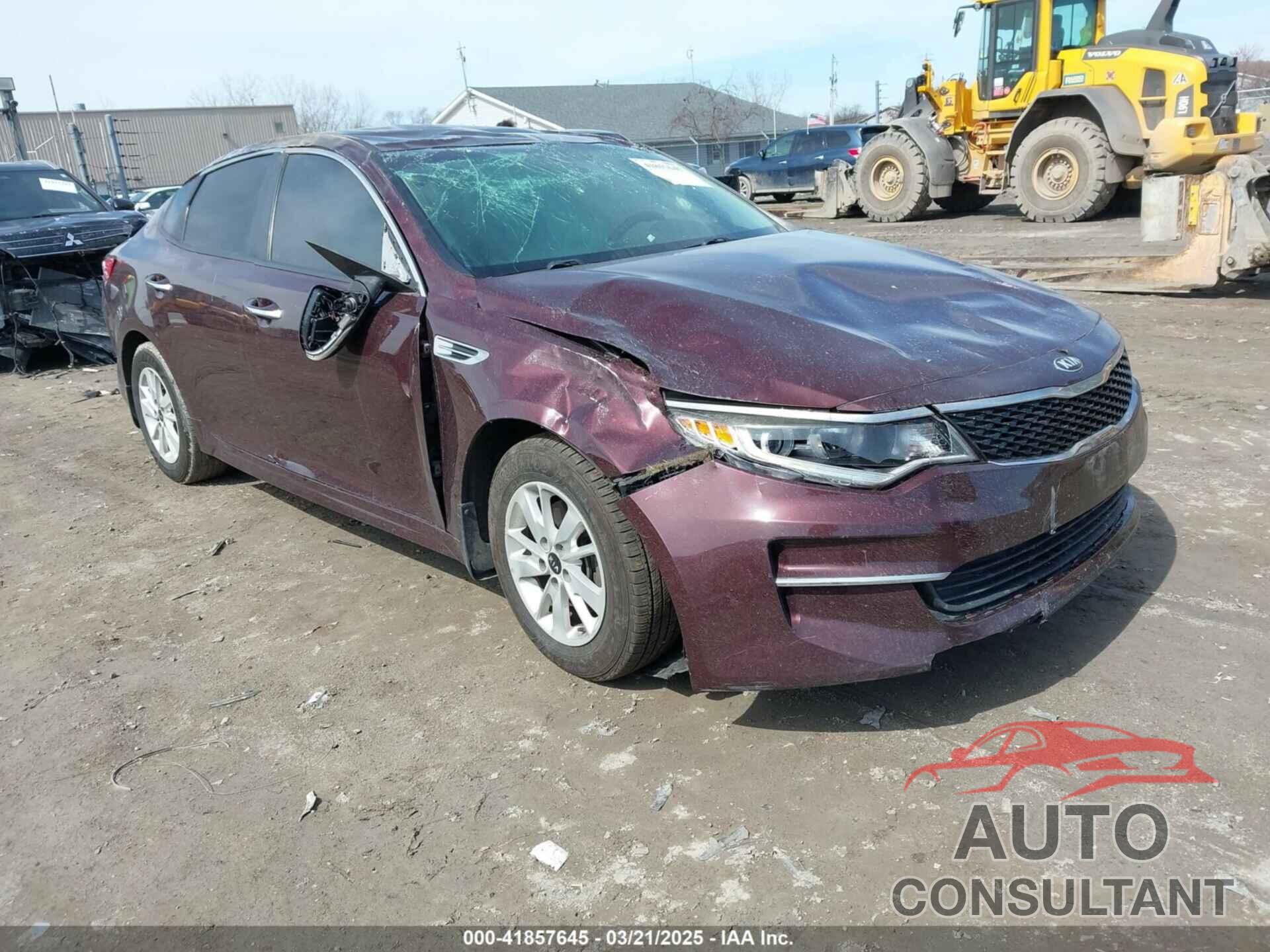 KIA OPTIMA 2018 - 5XXGT4L33JG207050