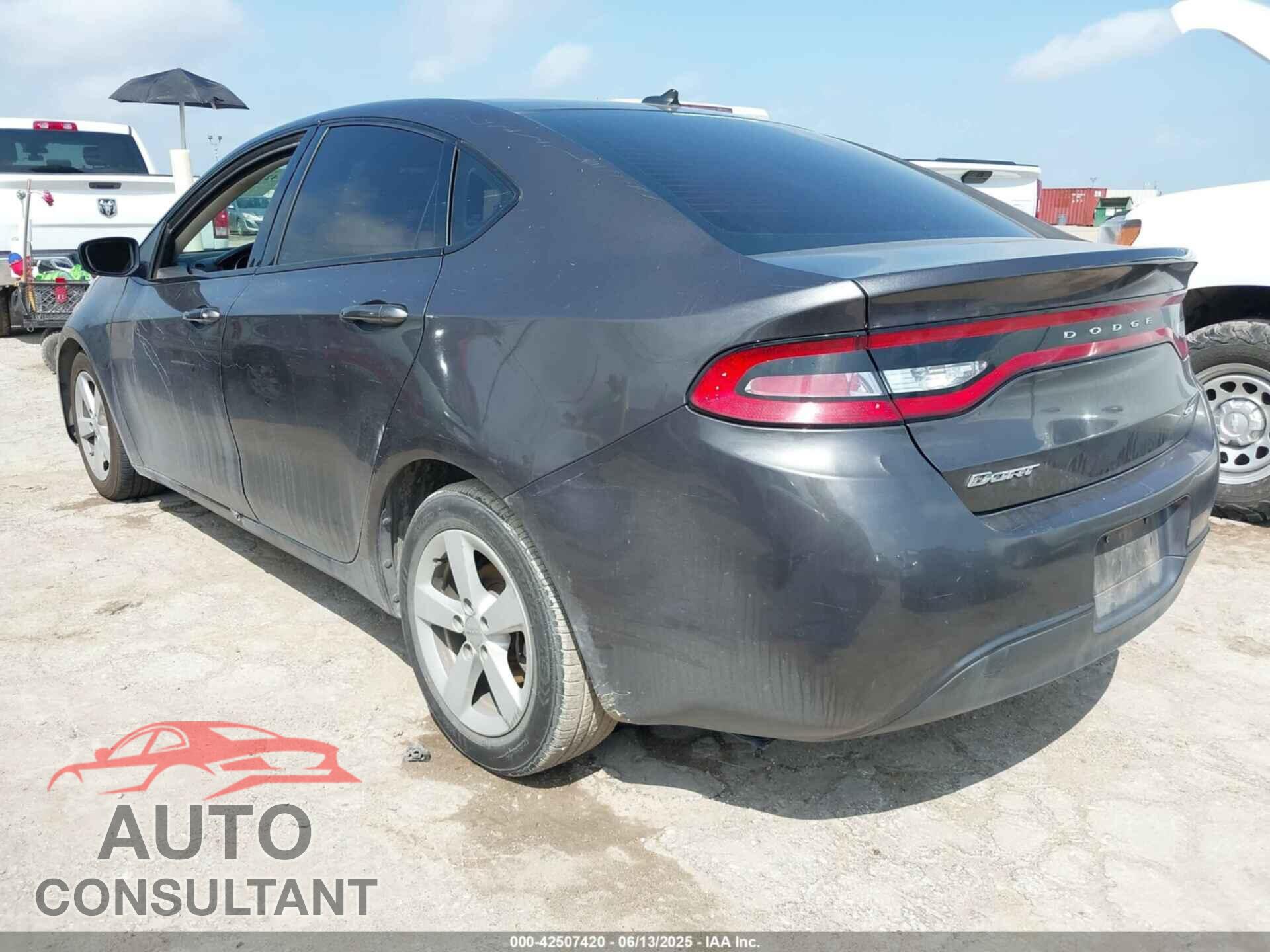 DODGE DART 2015 - 1C3CDFBB2FD128247