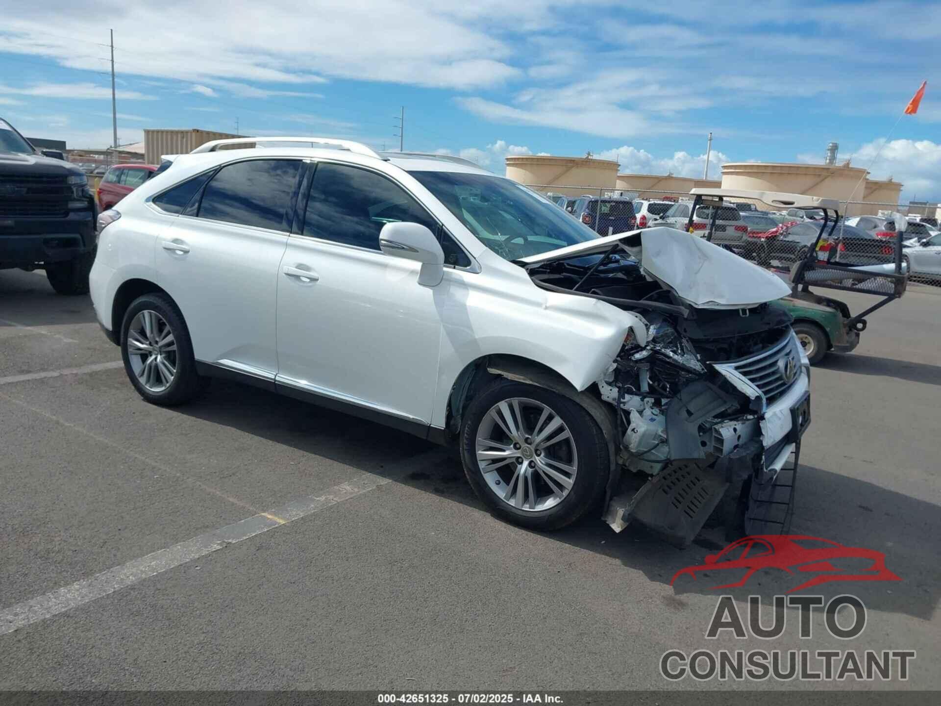 LEXUS RX 350 2015 - JTJZK1BA0F2425578