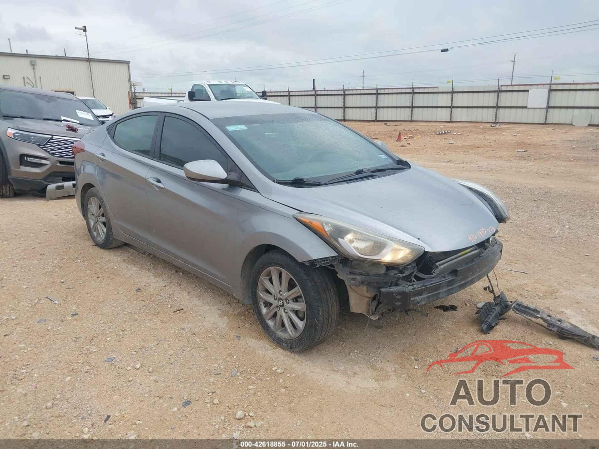 HYUNDAI ELANTRA 2015 - KMHDH4AE1FU424974