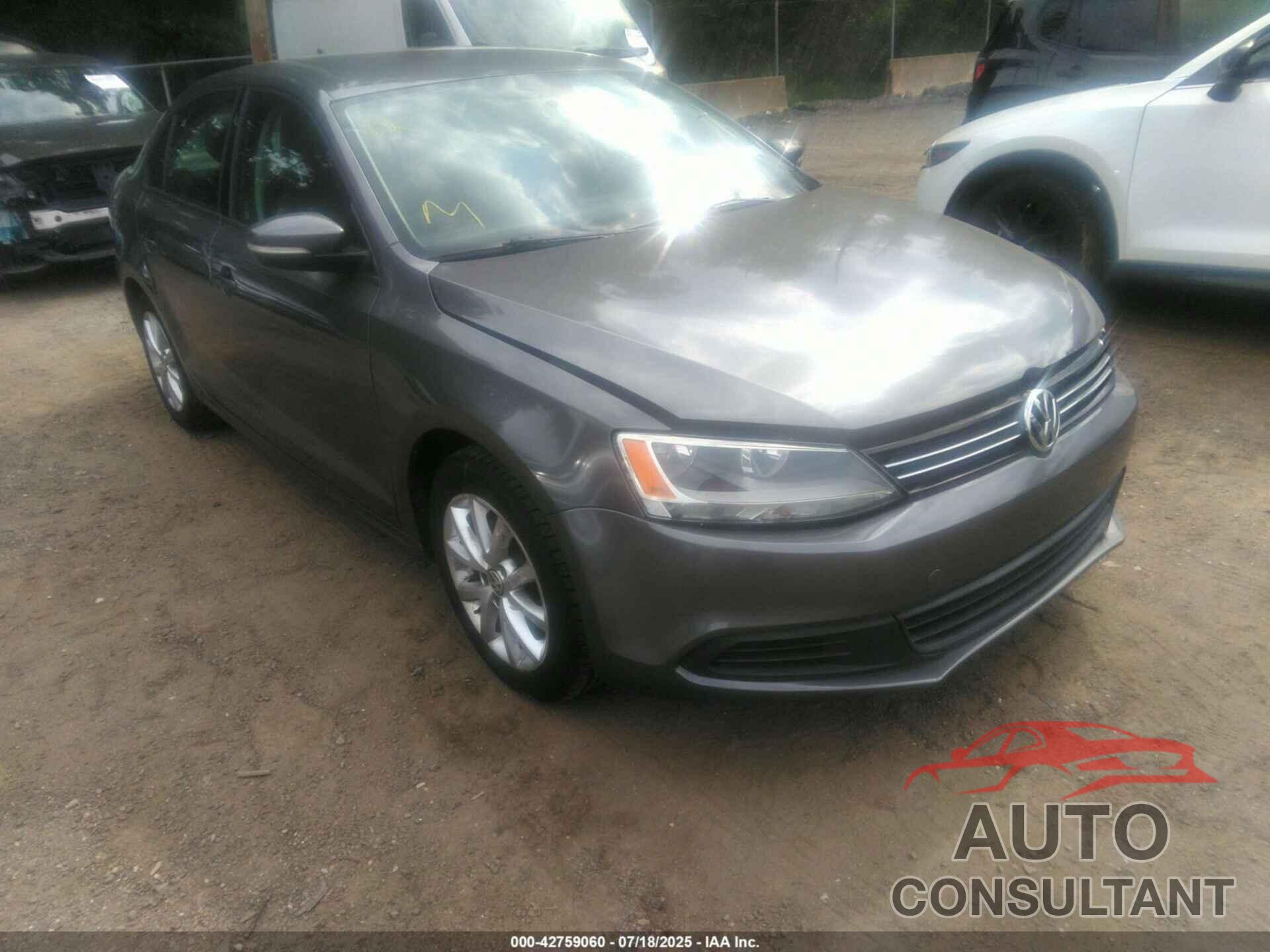 VOLKSWAGEN JETTA 2012 - 3VWDP7AJ9CM328710
