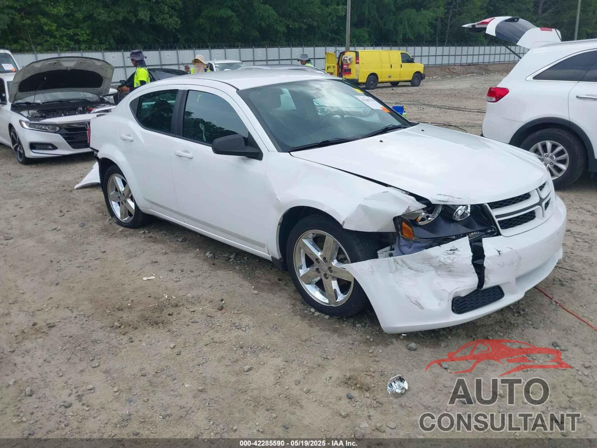 DODGE AVENGER 2013 - 1C3CDZAG1DN771422