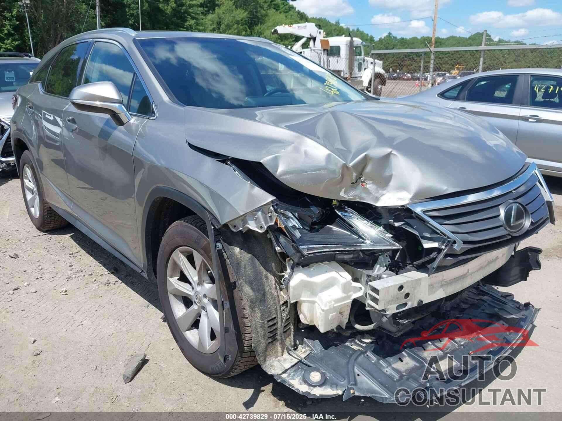LEXUS RX 350 2017 - 2T2BZMCAXHC115423