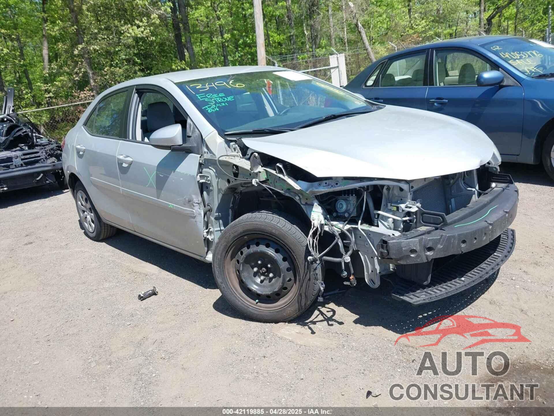 TOYOTA COROLLA 2016 - 2T1BURHE3GC626062