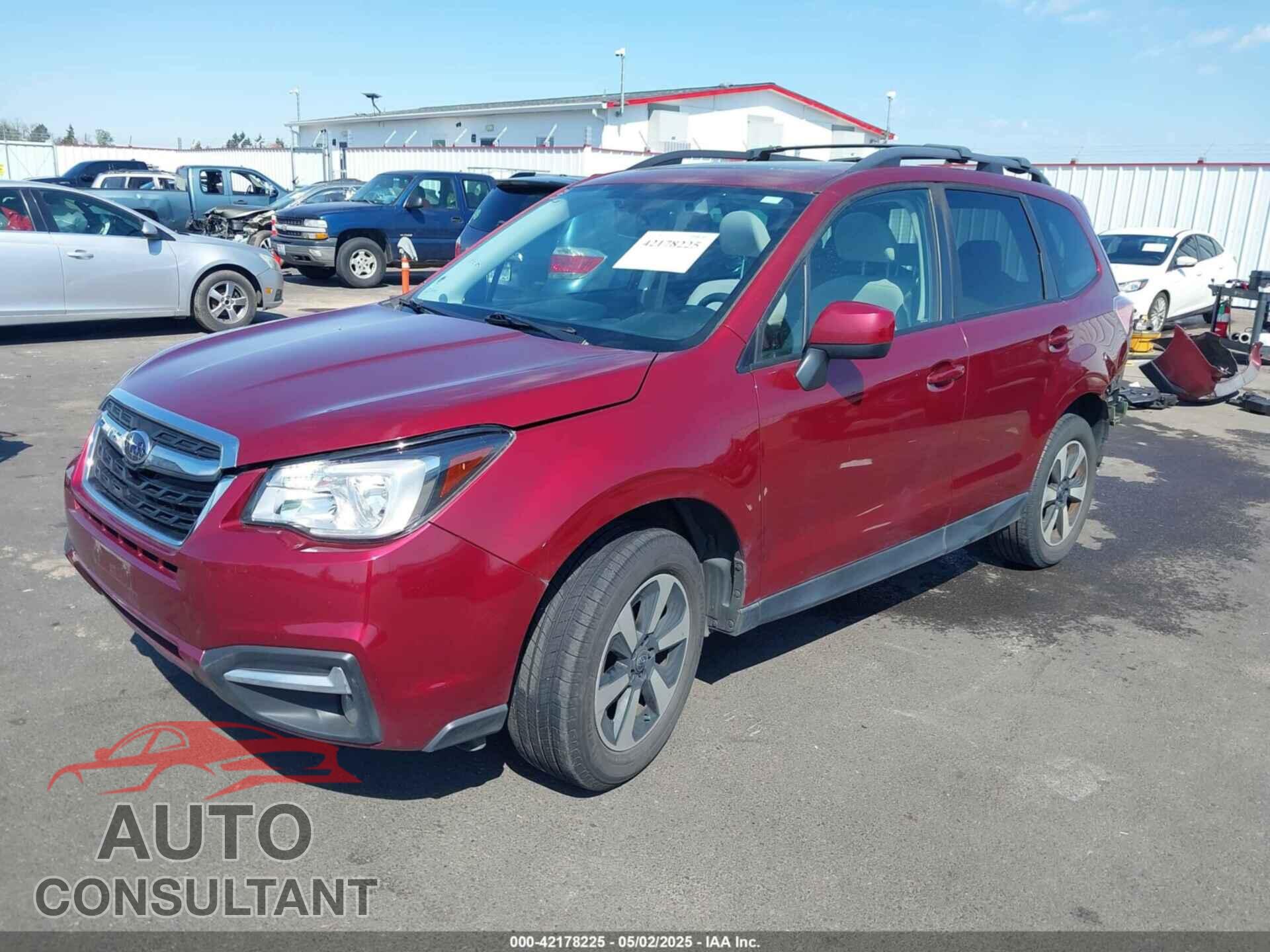 SUBARU FORESTER 2018 - JF2SJAGCXJH505995