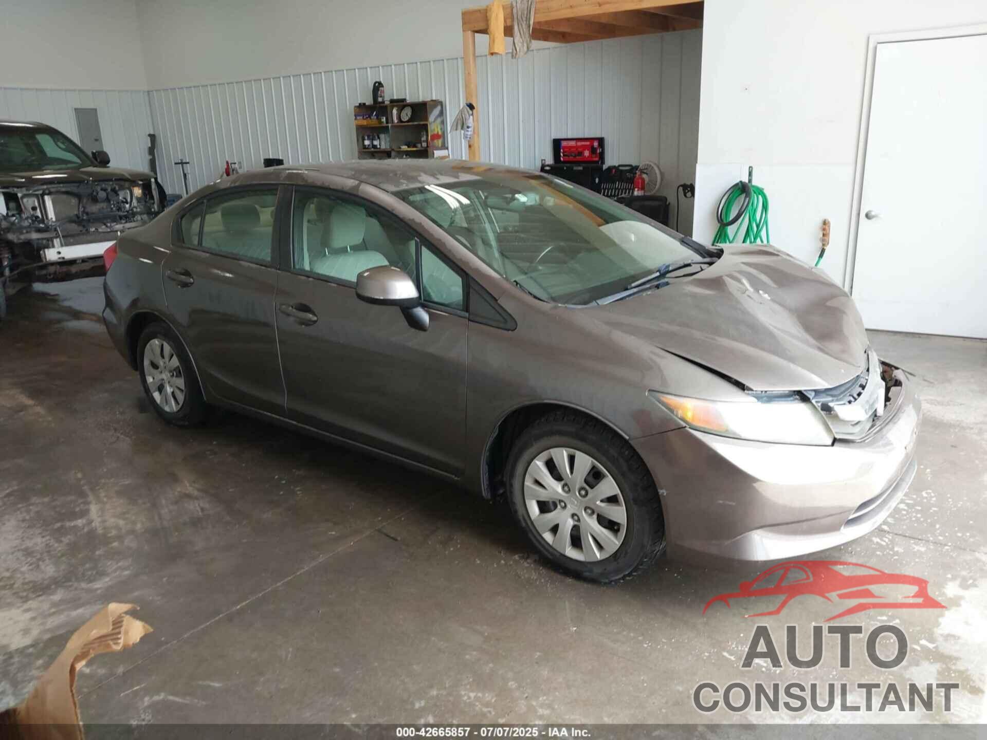HONDA CIVIC 2012 - 19XFB2F57CE065071