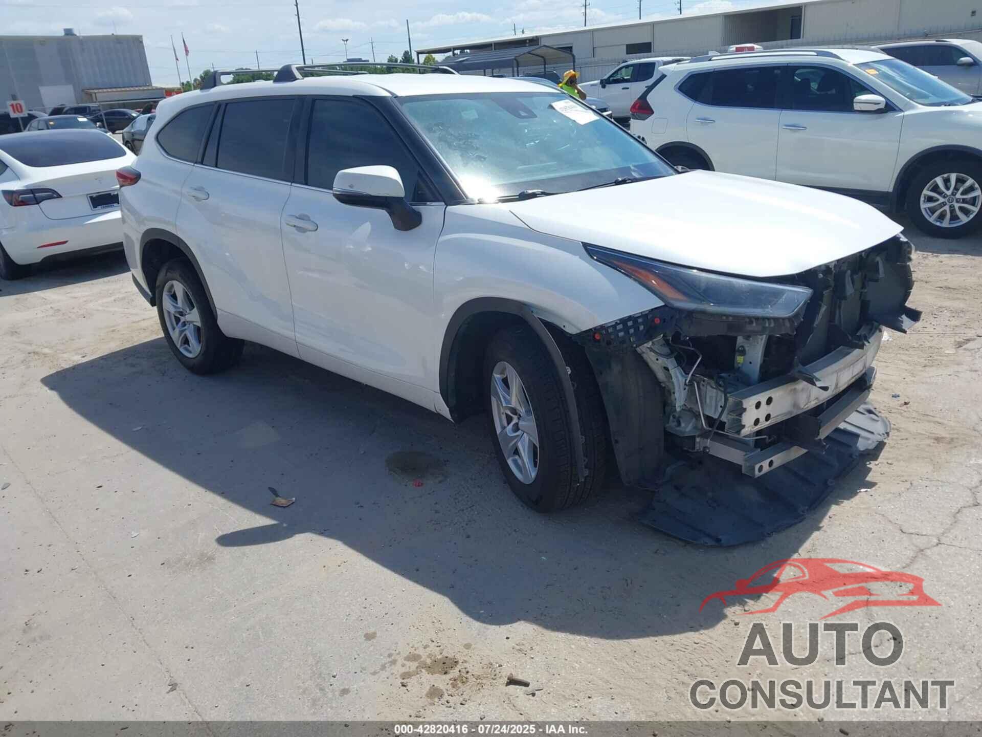 TOYOTA HIGHLANDER 2021 - 5TDCZRAHXMS064223