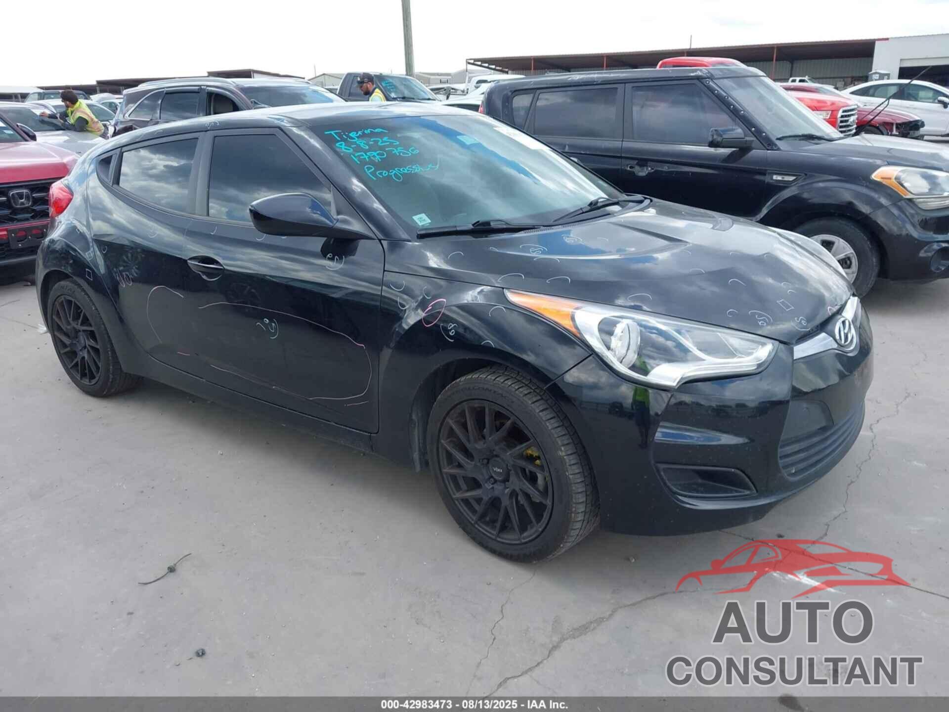 HYUNDAI VELOSTER 2013 - KMHTC6AD4DU106860