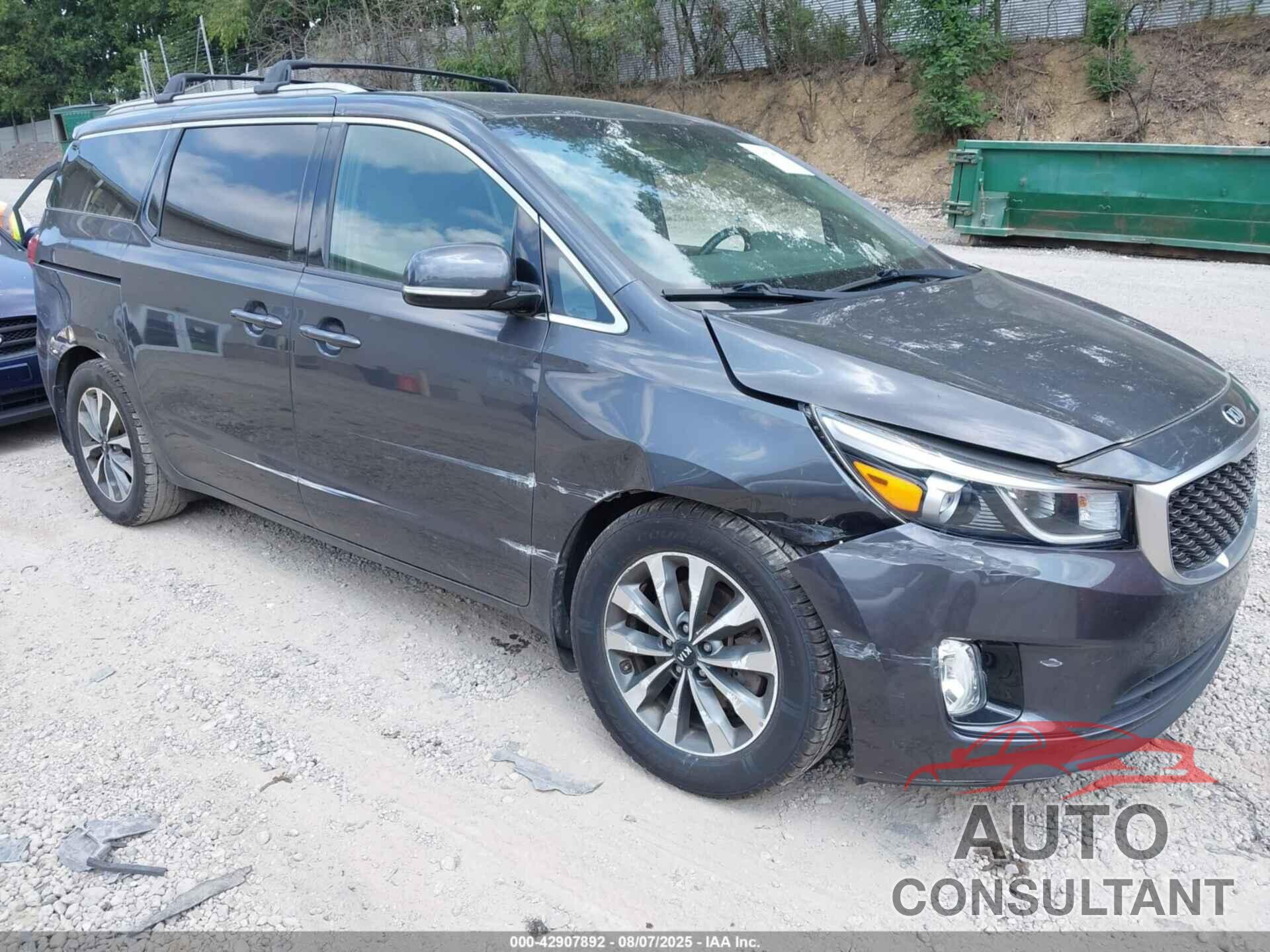 KIA SEDONA 2015 - KNDMC5C17F6019922