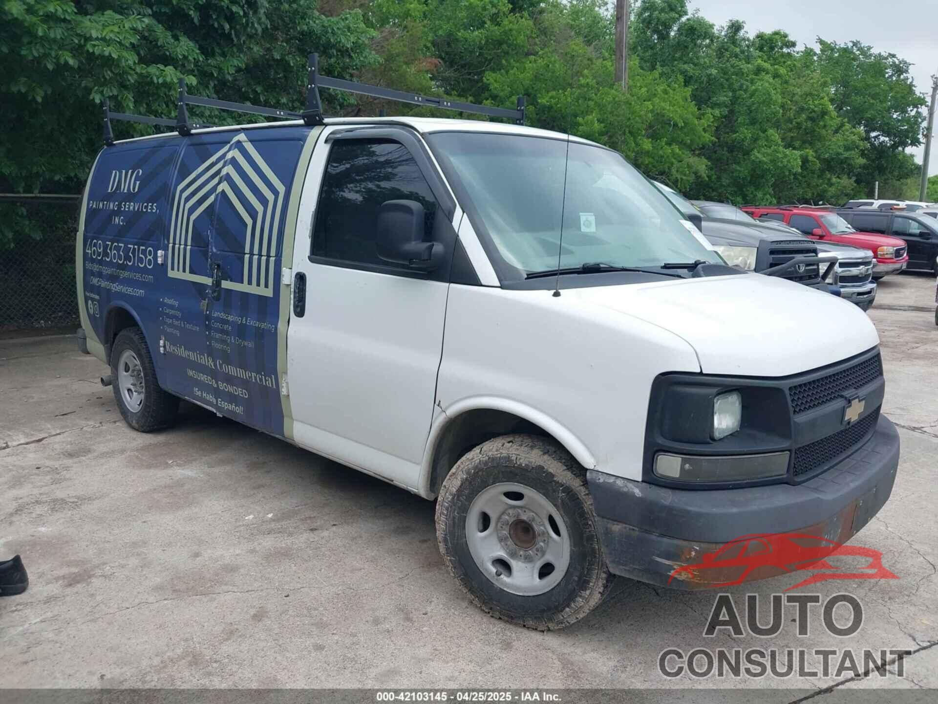 CHEVROLET EXPRESS 2500 2012 - 1GCWGFCA9C1155724