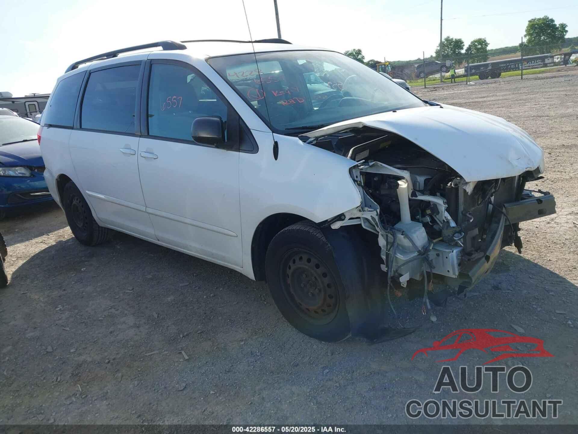 TOYOTA SIENNA 2009 - 5TDZK23C49S261970