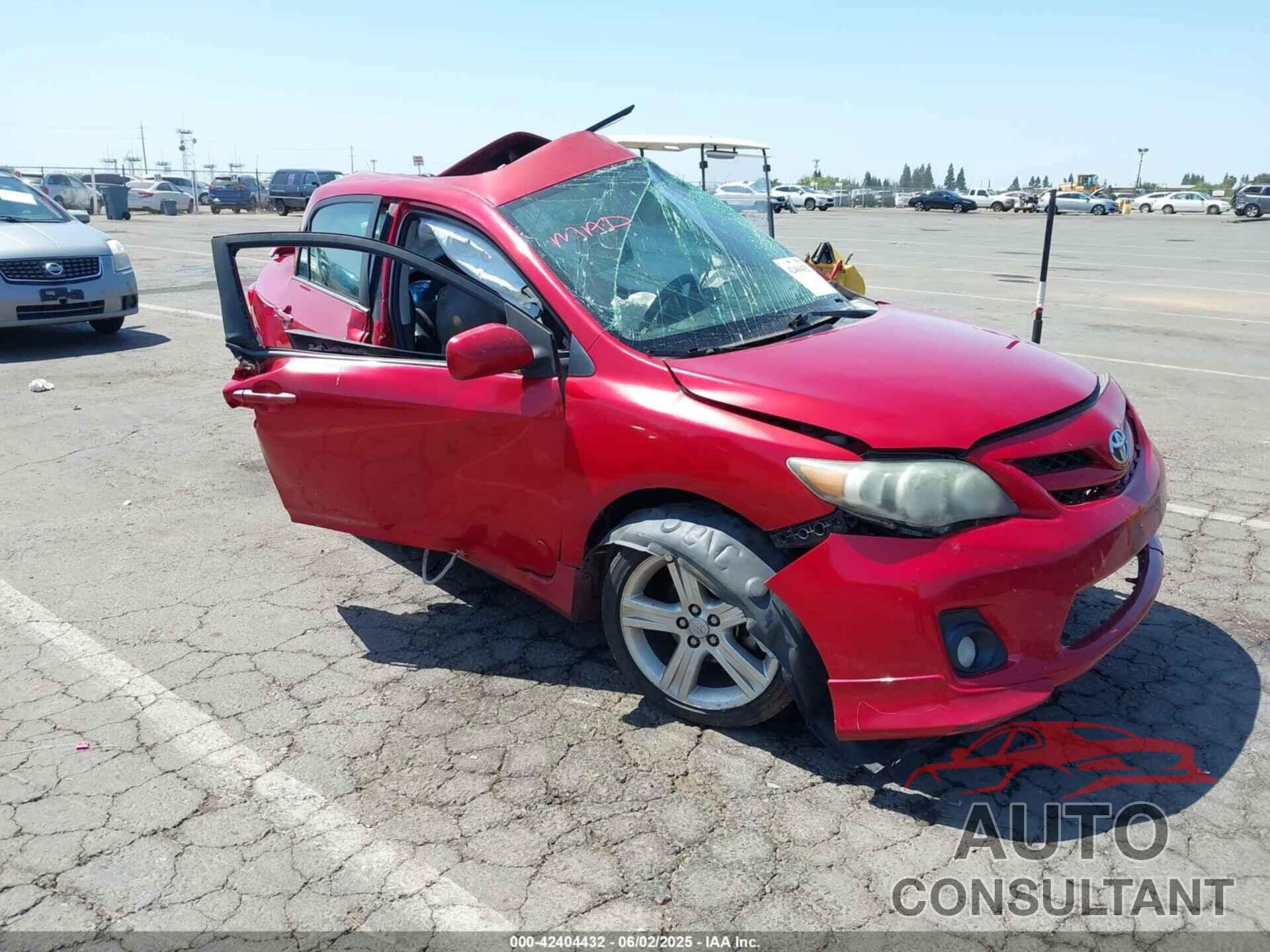 TOYOTA COROLLA 2013 - 5YFBU4EE1DP141292