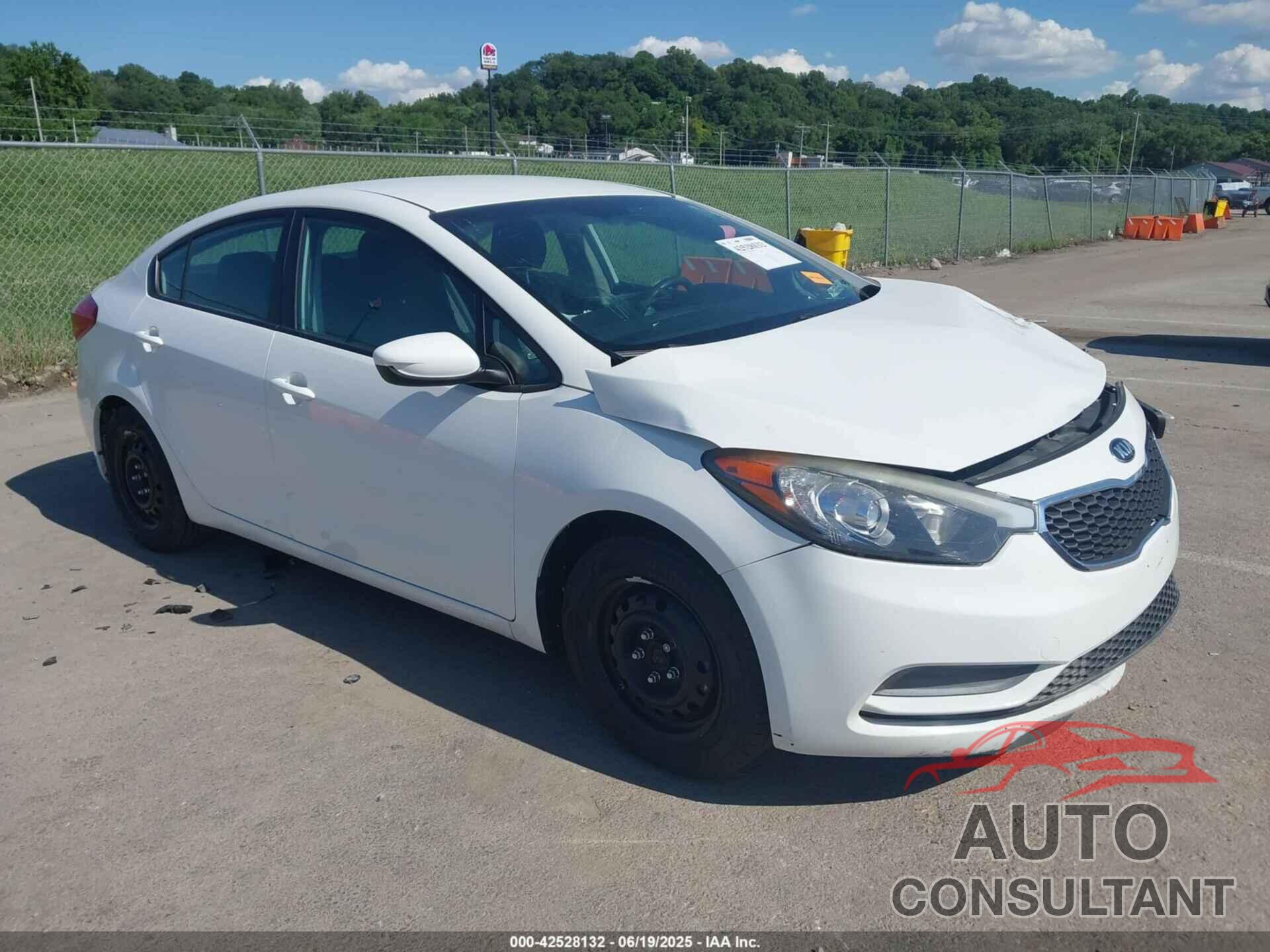 KIA FORTE 2016 - KNAFK4A62G5457840