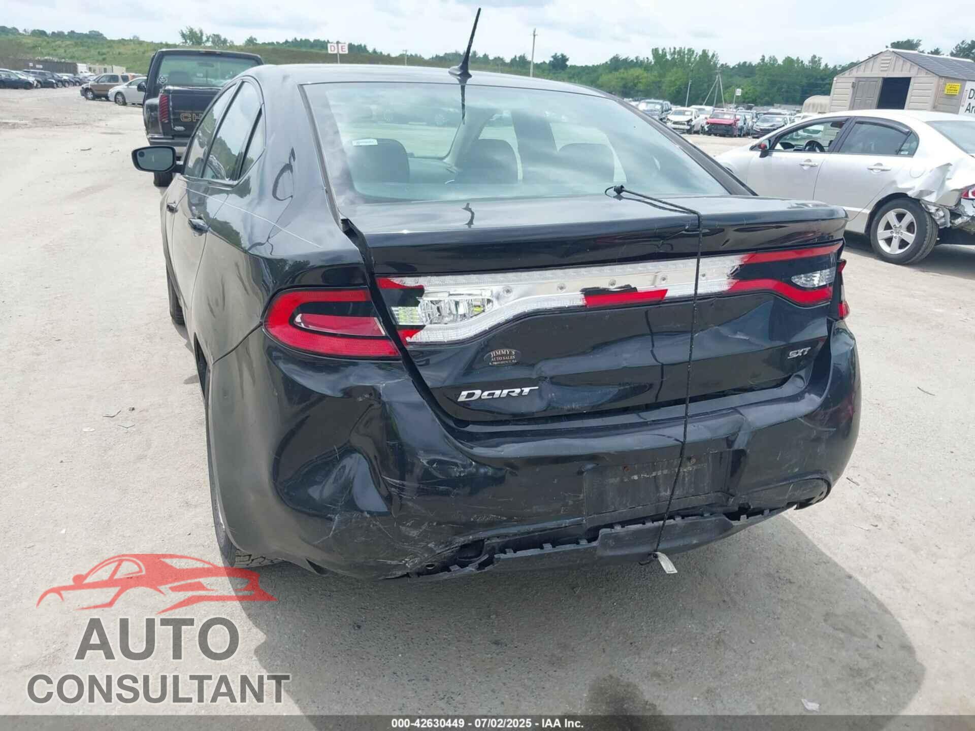 DODGE DART 2013 - 1C3CDFBA6DD299359