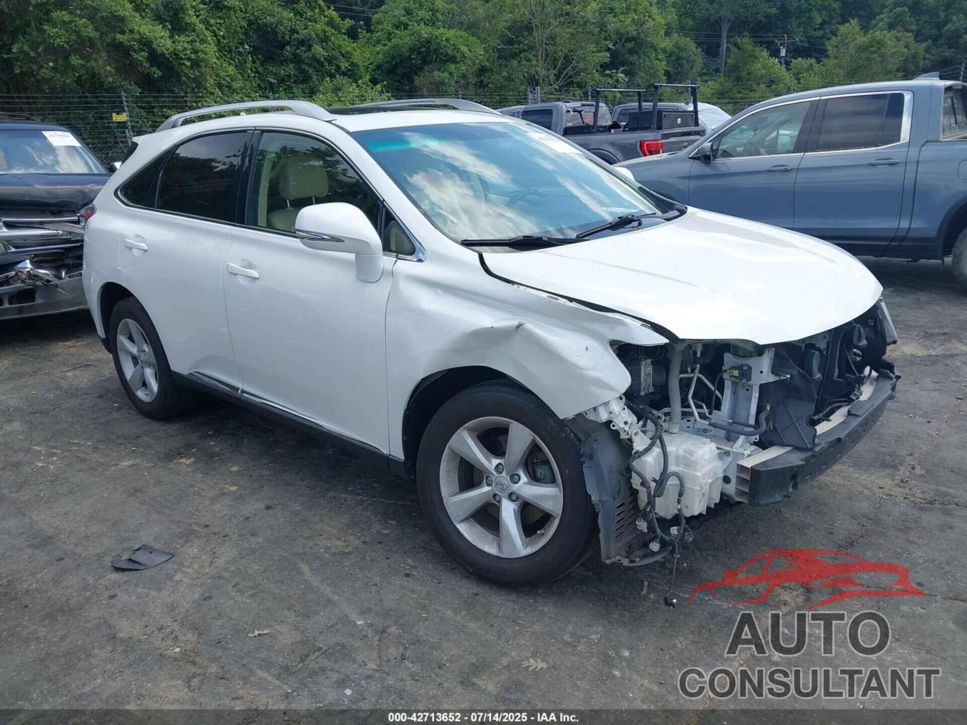 LEXUS RX 350 2013 - JTJBK1BA8D2458889