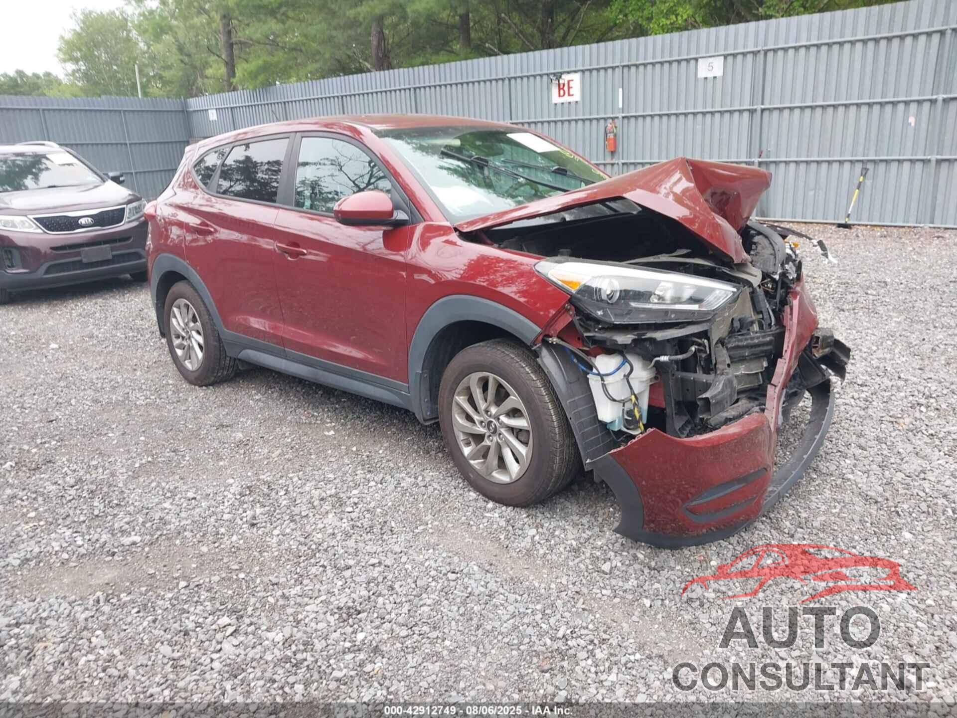 HYUNDAI TUCSON 2018 - KM8J2CA42JU805568