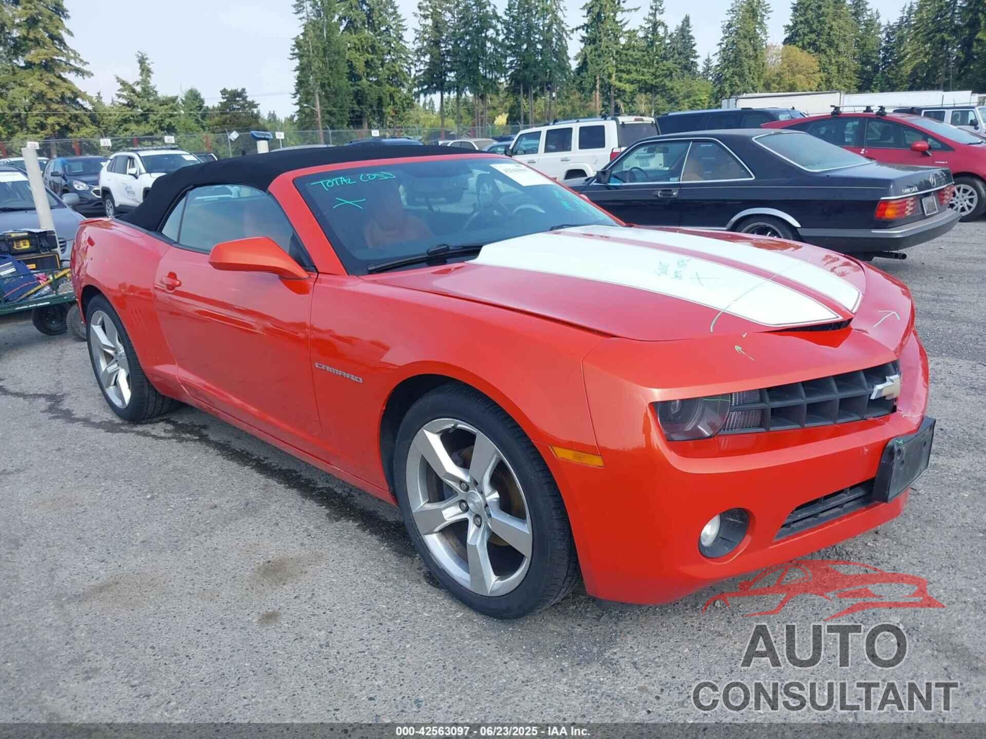CHEVROLET CAMARO 2011 - 2G1FG3DD7B9212917