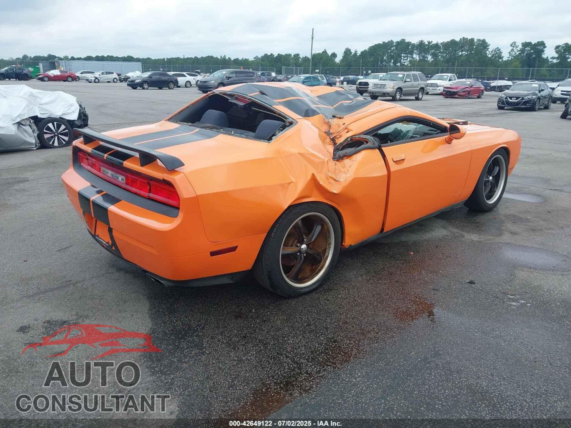 DODGE CHALLENGER 2012 - 2C3CDYAG3CH155545