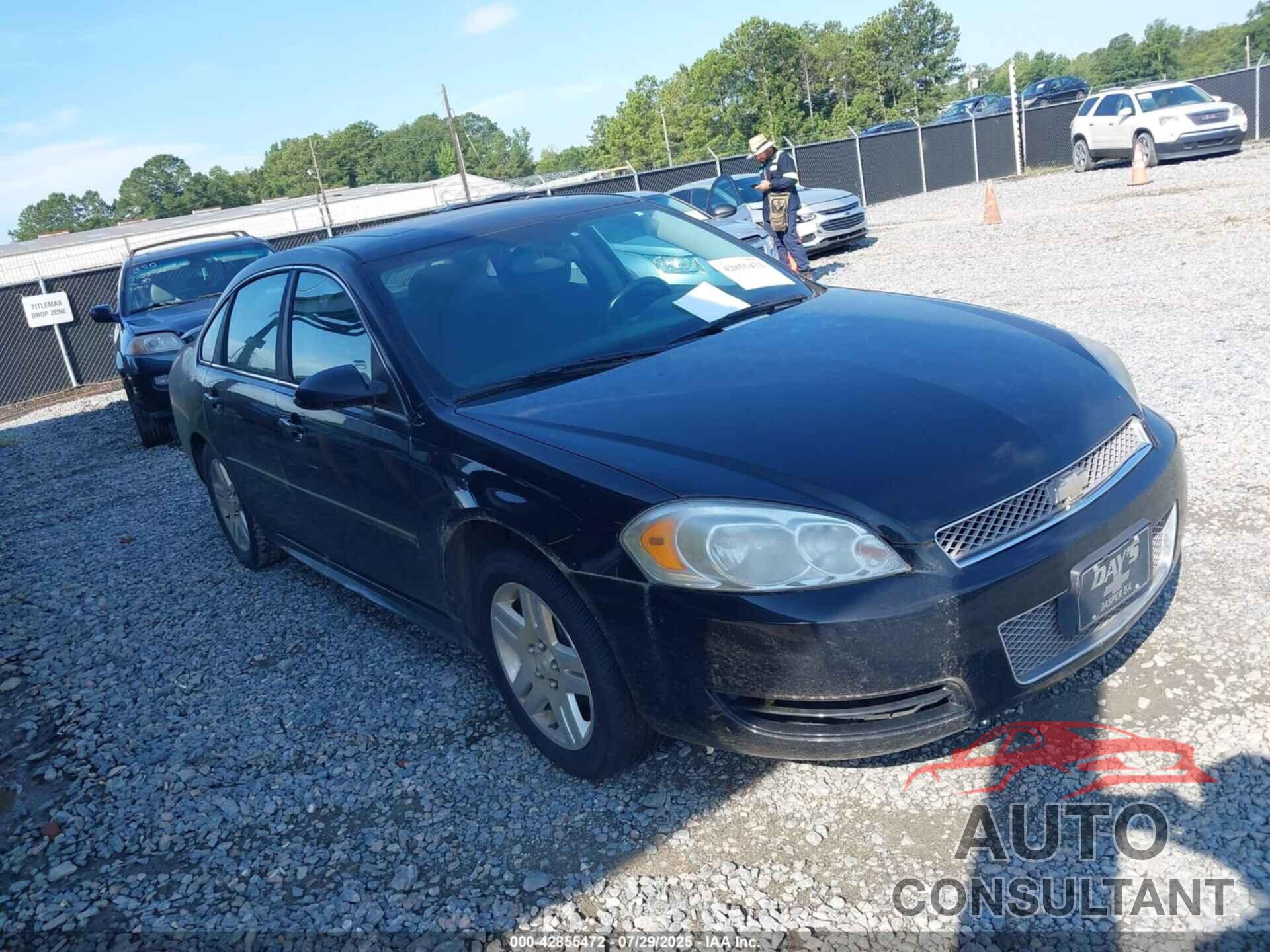 CHEVROLET IMPALA 2013 - 2G1WB5E31D1163506