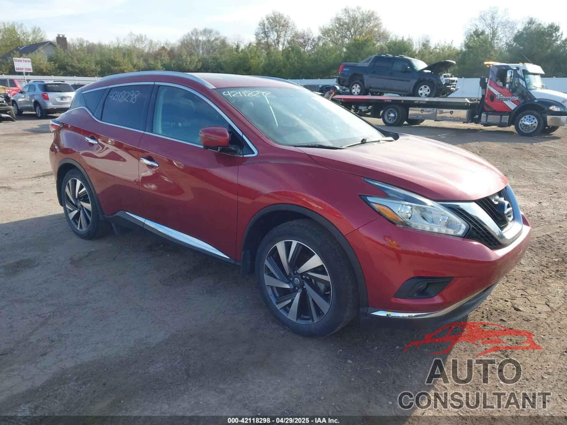 NISSAN MURANO 2017 - 5N1AZ2MH4HN121257