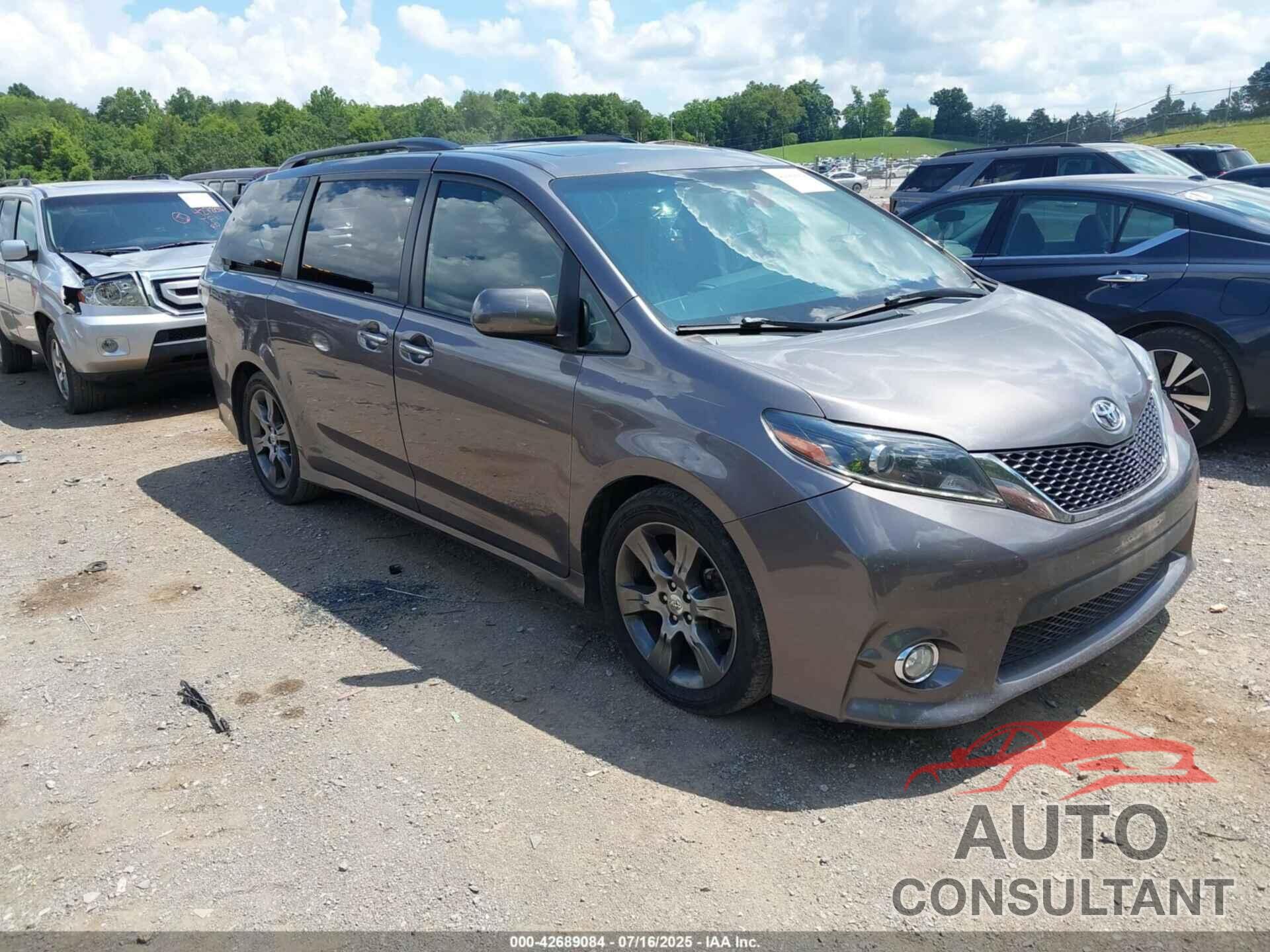 TOYOTA SIENNA 2016 - 5TDXK3DC7GS696605