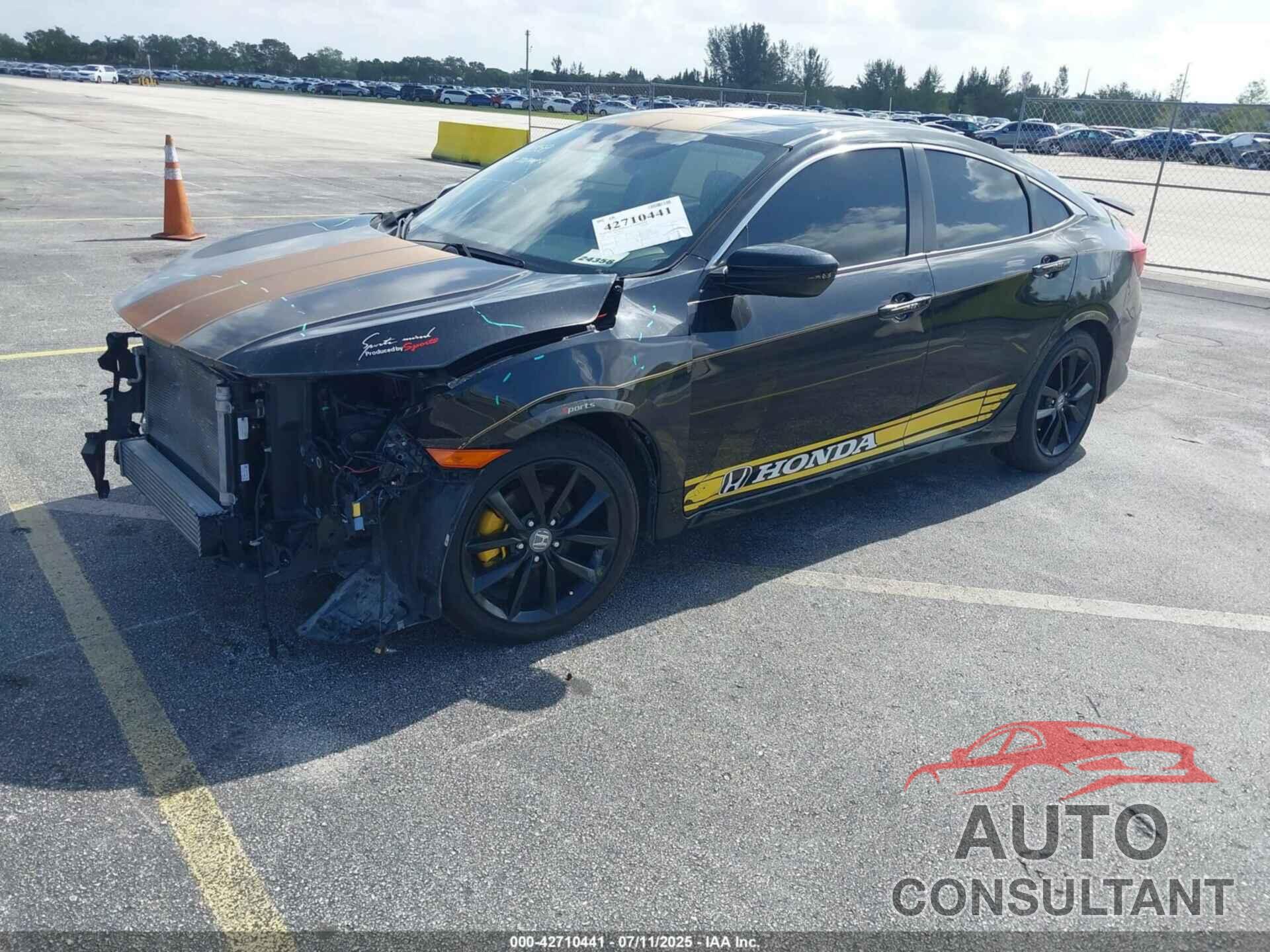 HONDA CIVIC 2021 - 2HGFC1F71MH702777