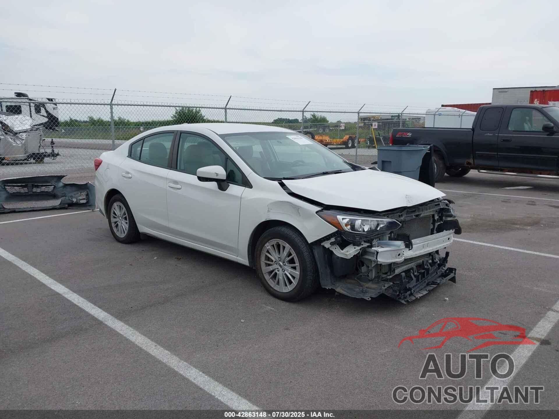 SUBARU IMPREZA 2017 - 4S3GKAB63H3618634
