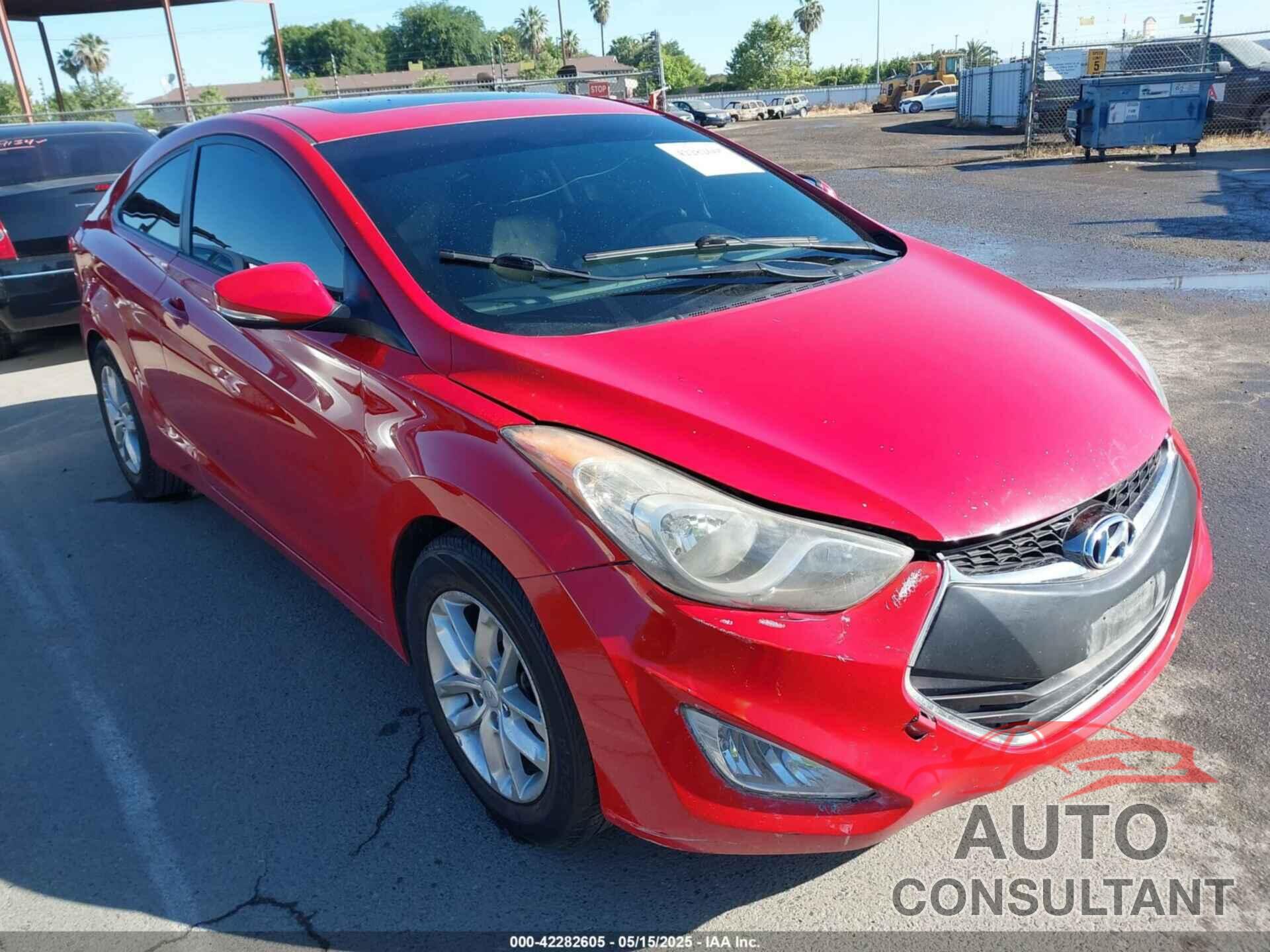 HYUNDAI ELANTRA 2013 - KMHDH6AE8DU000197